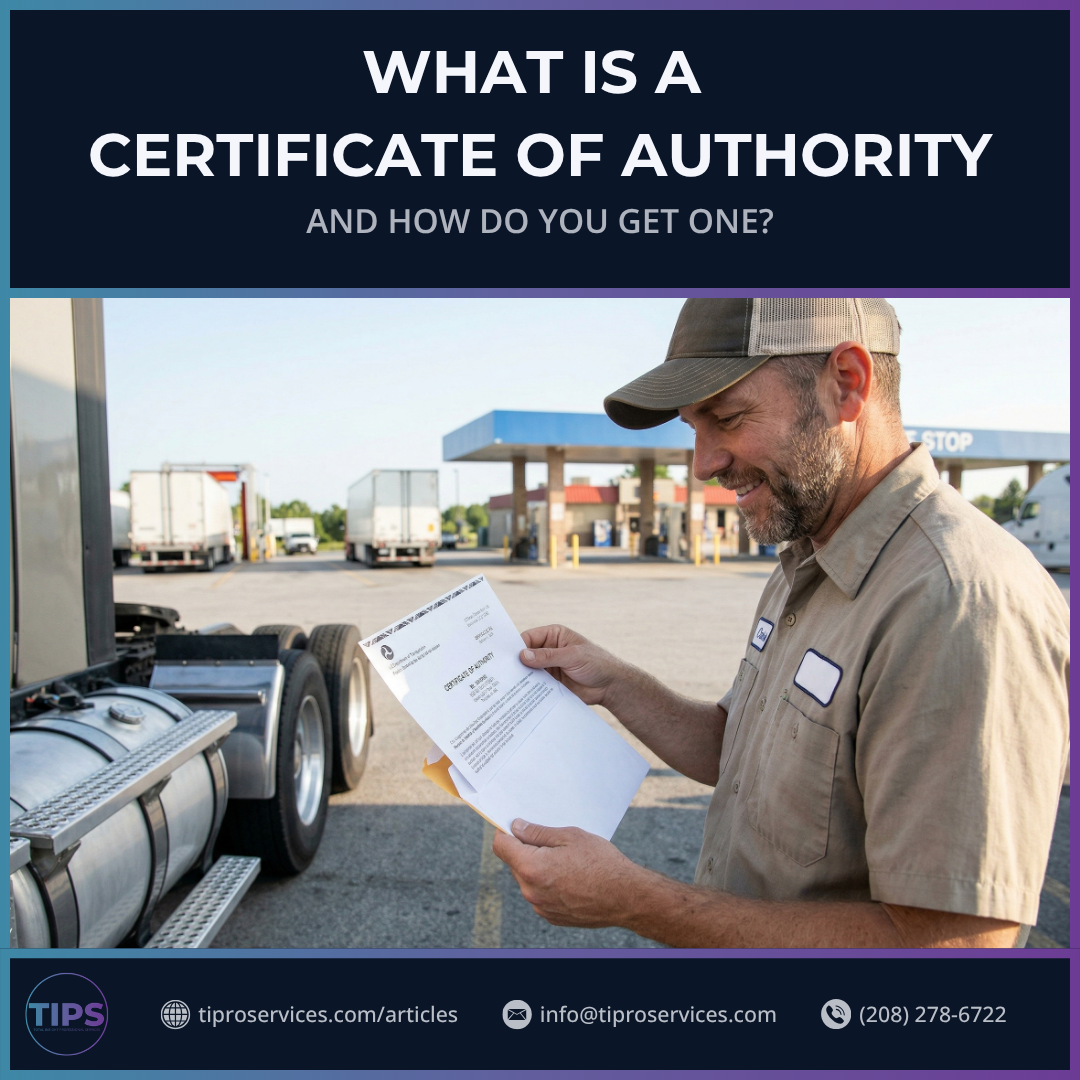 What Is a Certificate of Authority and How Do You Get One?