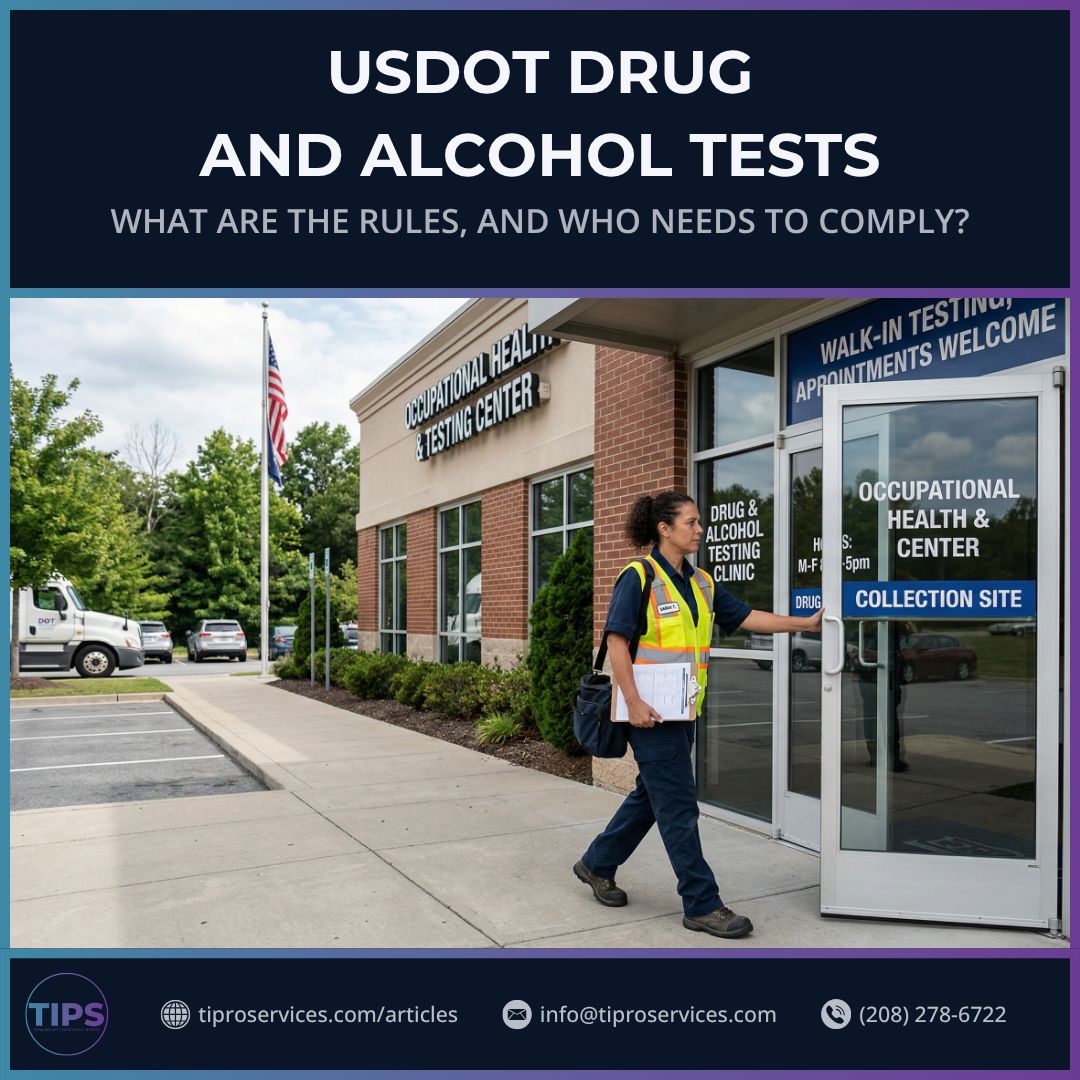 DOT Drug and Alcohol Testing: What Are the Rules, and Who Needs to Comply?
