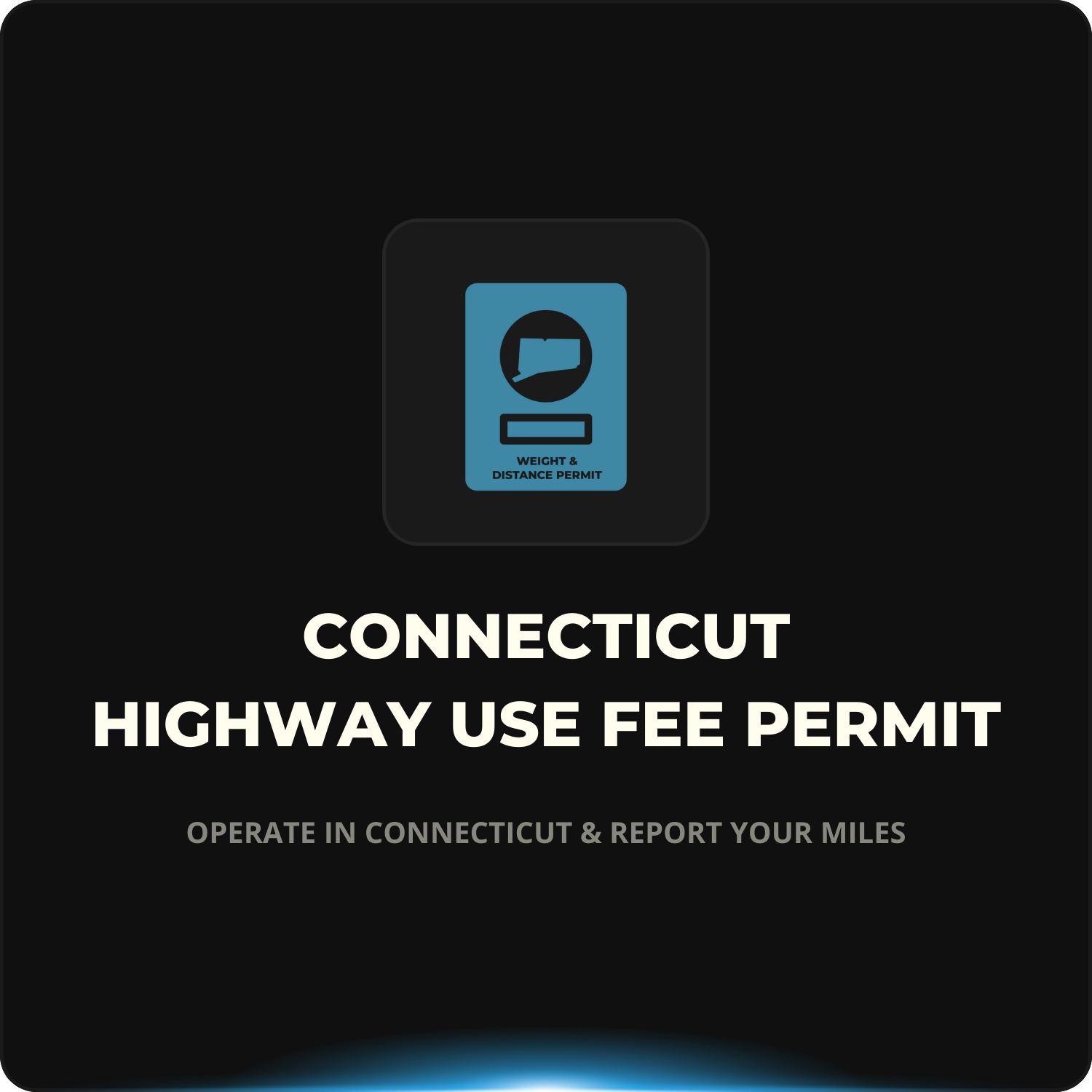 Connecticut Highway Use Fee Permit