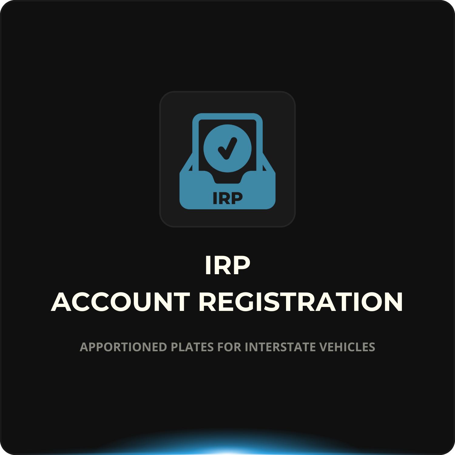 IRP Account Registration