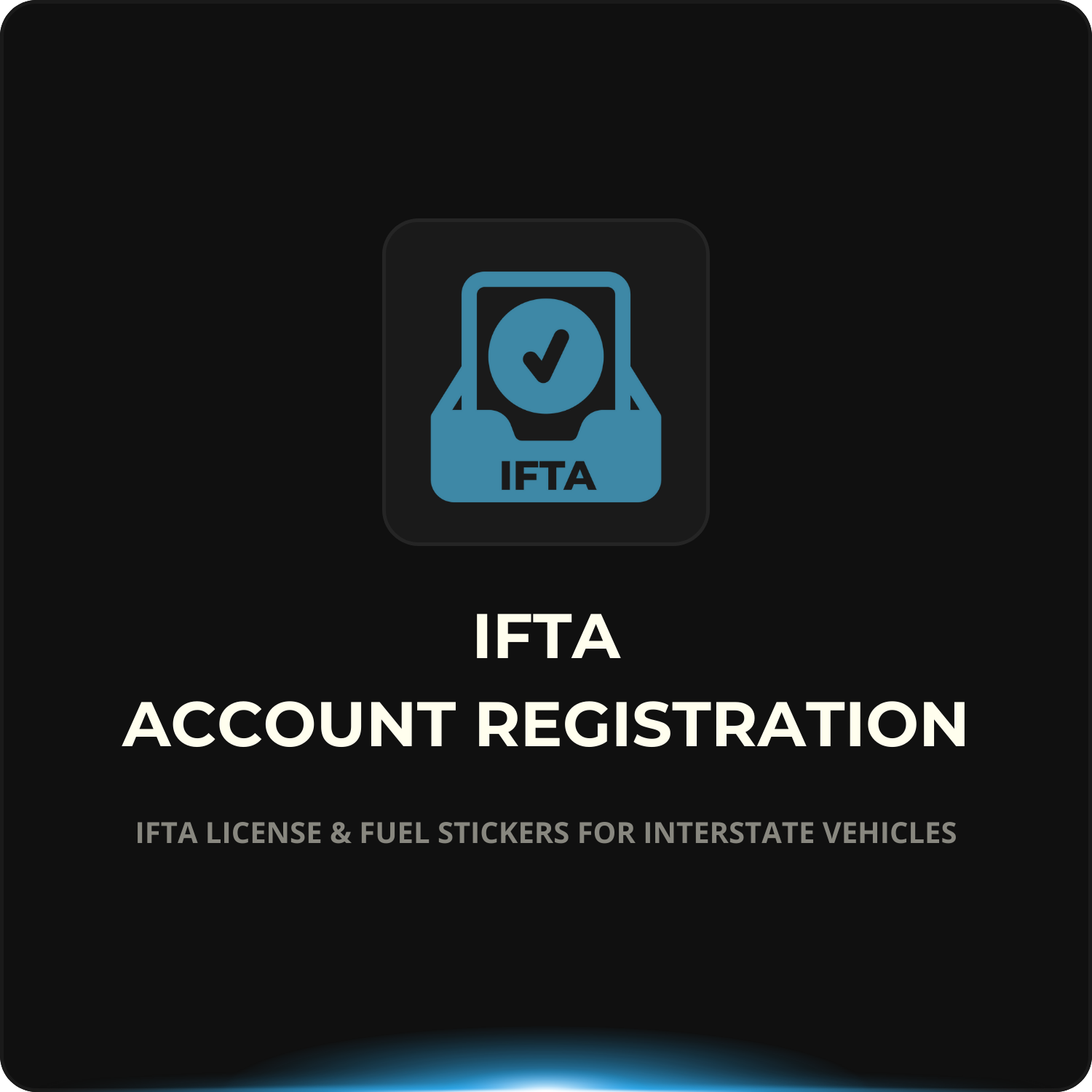 IFTA Account Registration