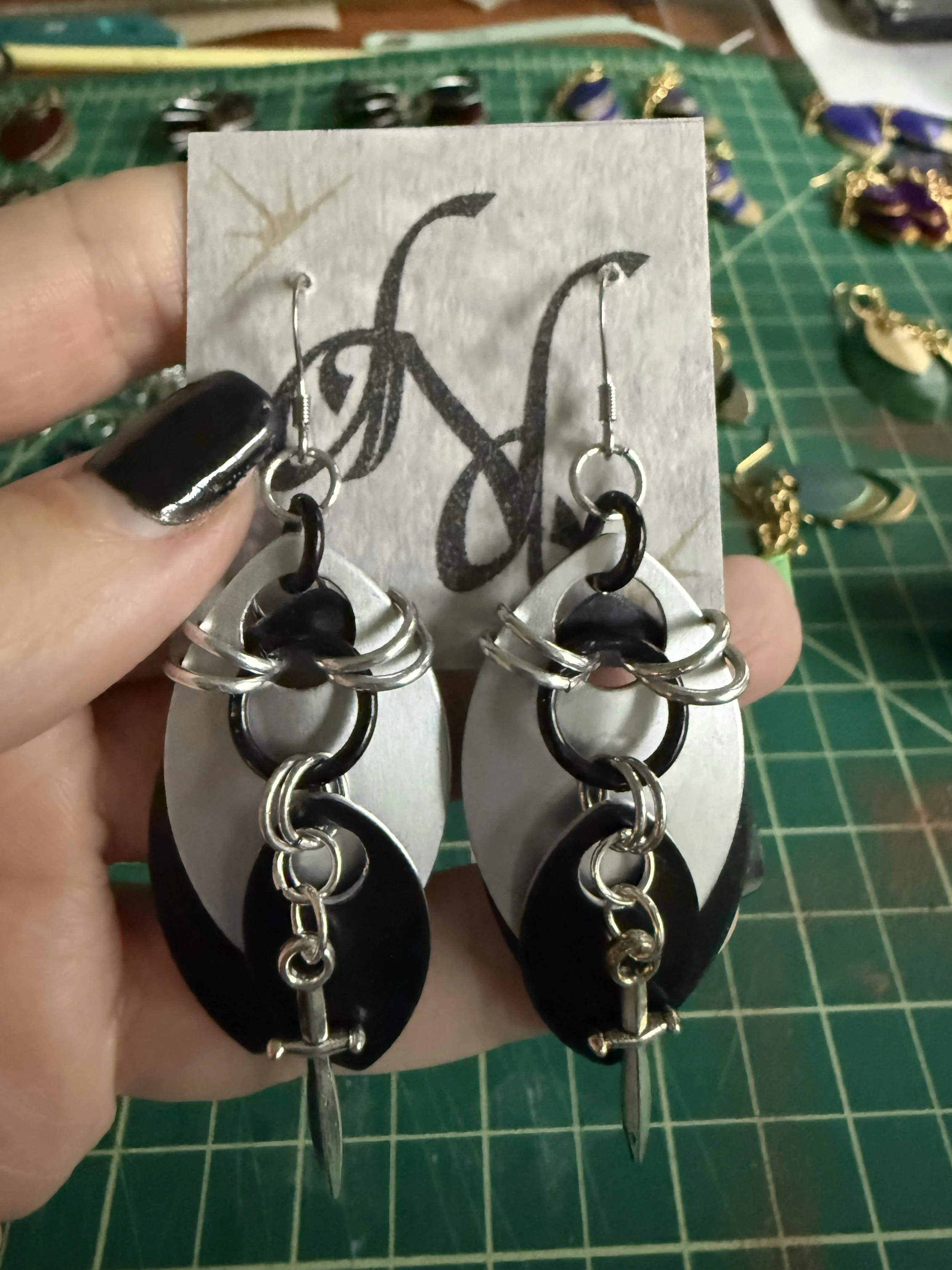 The Gateway Series: Dragonscale earrings