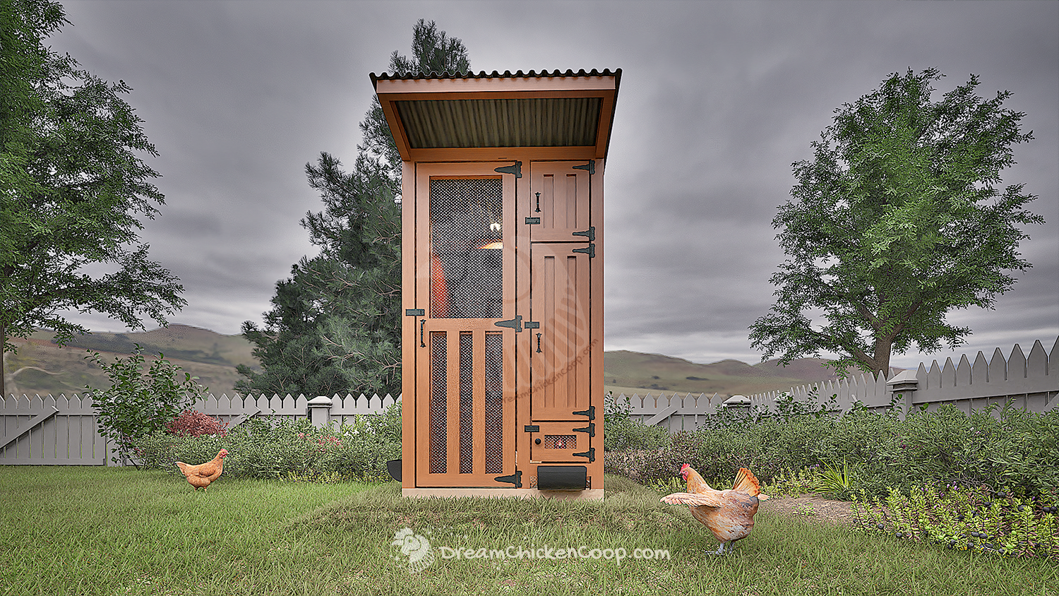 CoopBreeze Model – Chicken coop for 8-10 chickens - Dream Chicken Coop