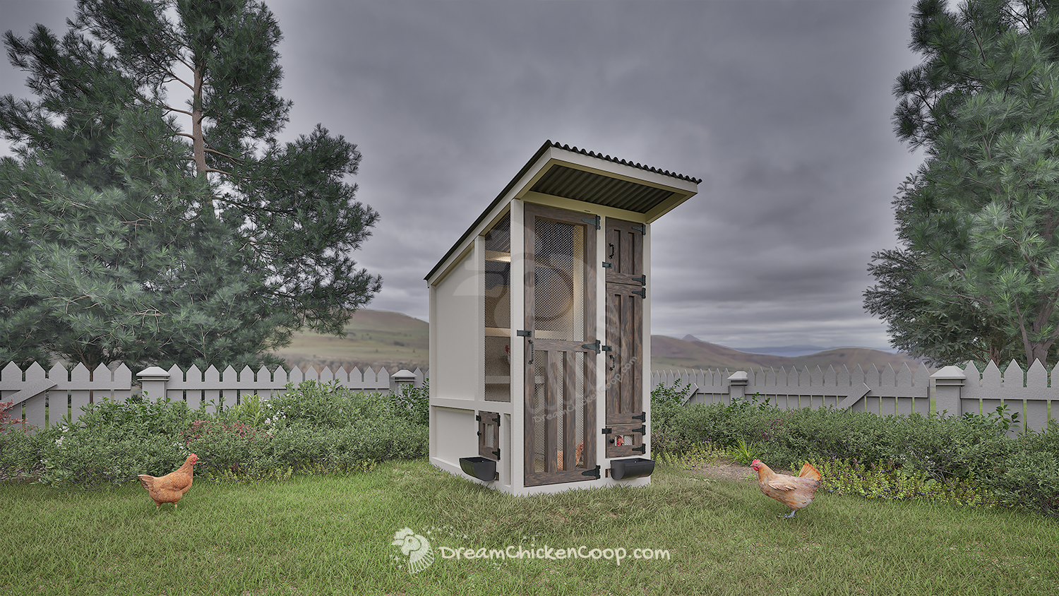 CoopBreeze Model – Chicken coop for 8-10 chickens - Dream Chicken Coop