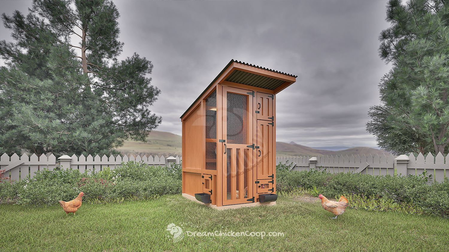 CoopBreeze Model – Chicken coop for 8-10 chickens - Dream Chicken Coop