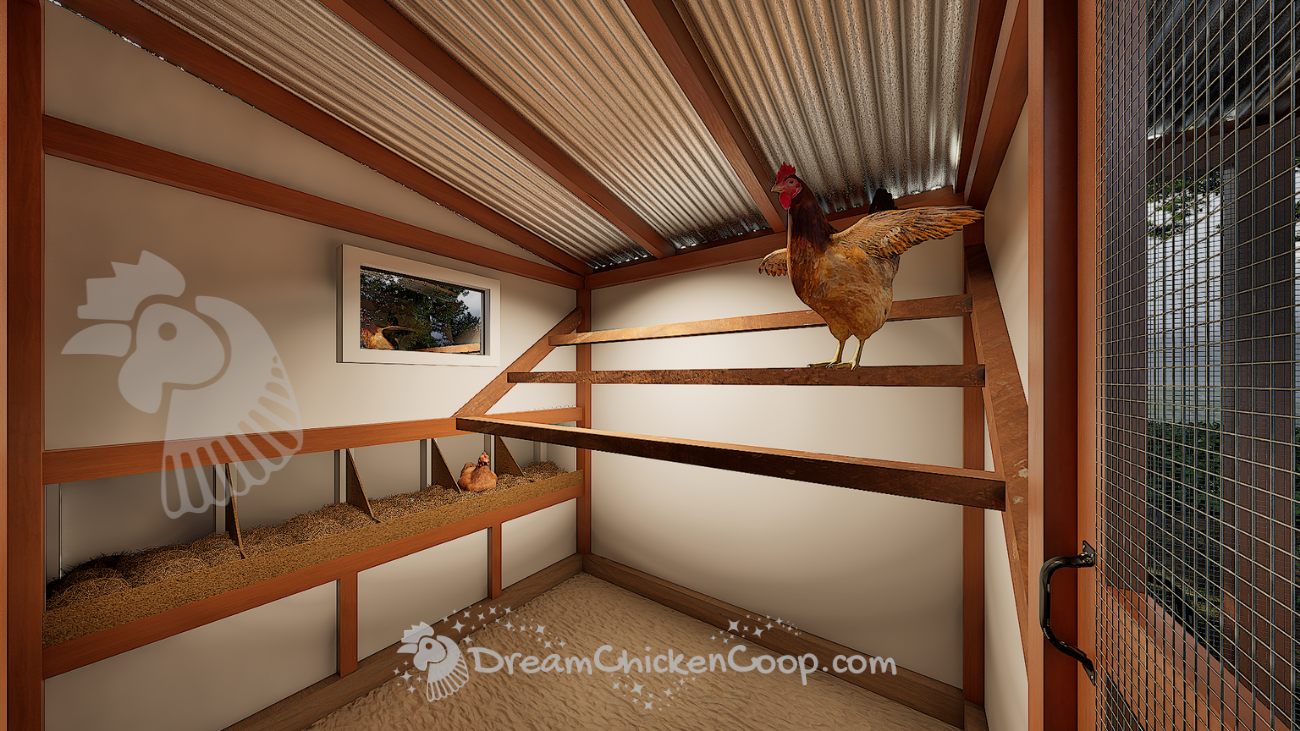CoopNova - 6x8 COOP with 8x8 RUN good for 15-22 chickens - Dream Chicken Coop