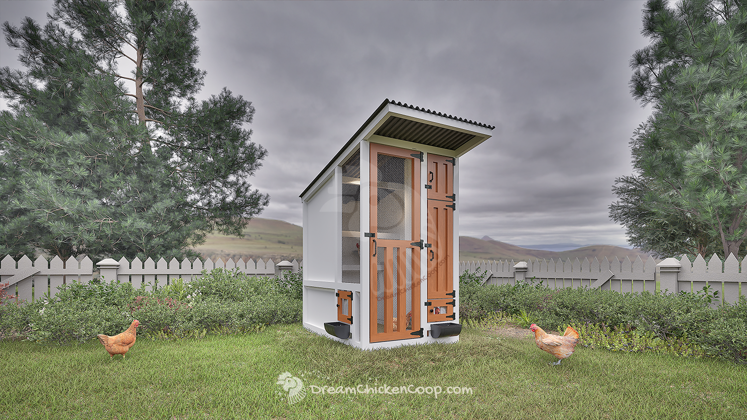 CoopBreeze Model – Chicken coop for 8-10 chickens - Dream Chicken Coop