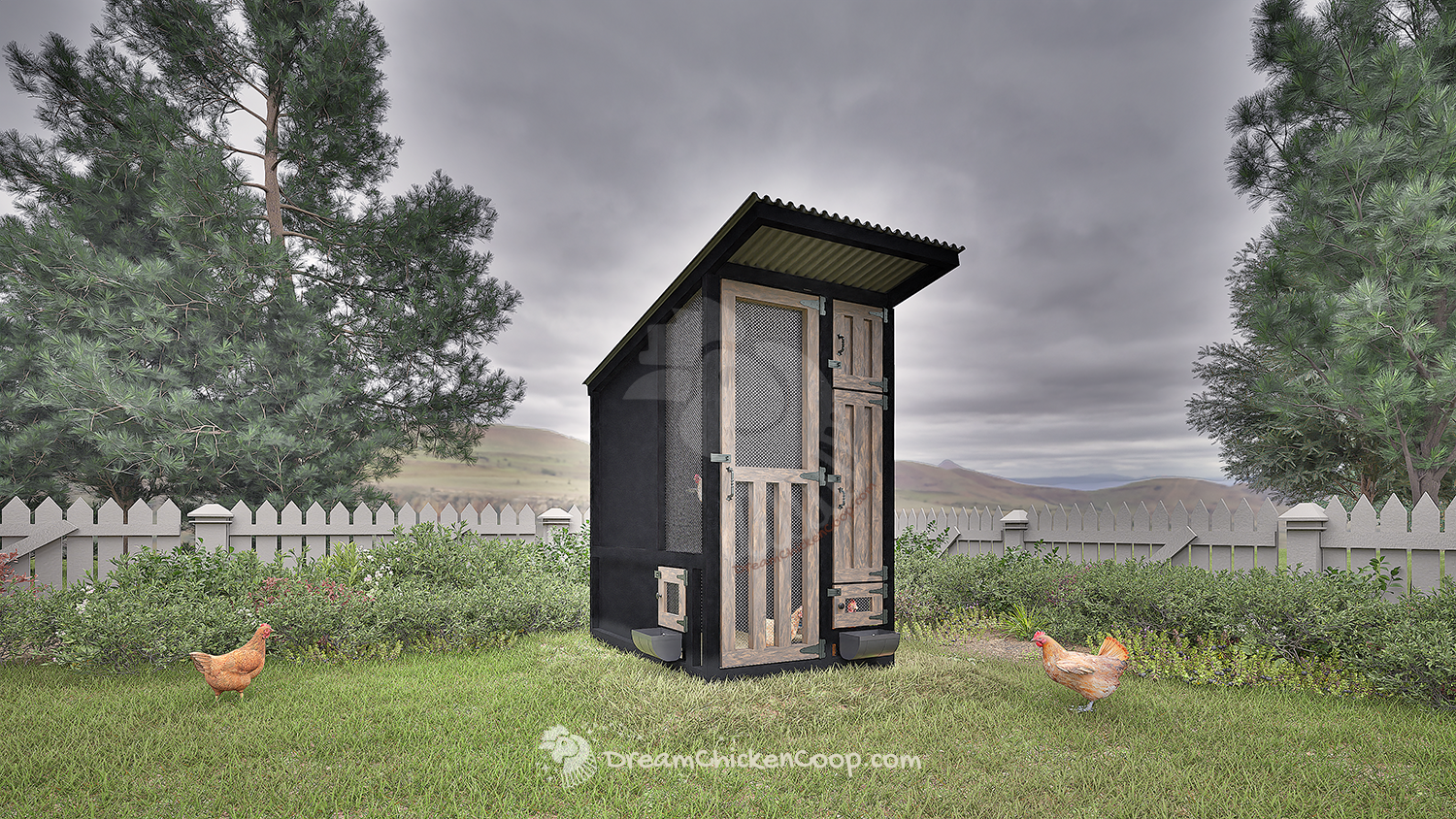 CoopBreeze Model – Chicken coop for 8-10 chickens - Dream Chicken Coop