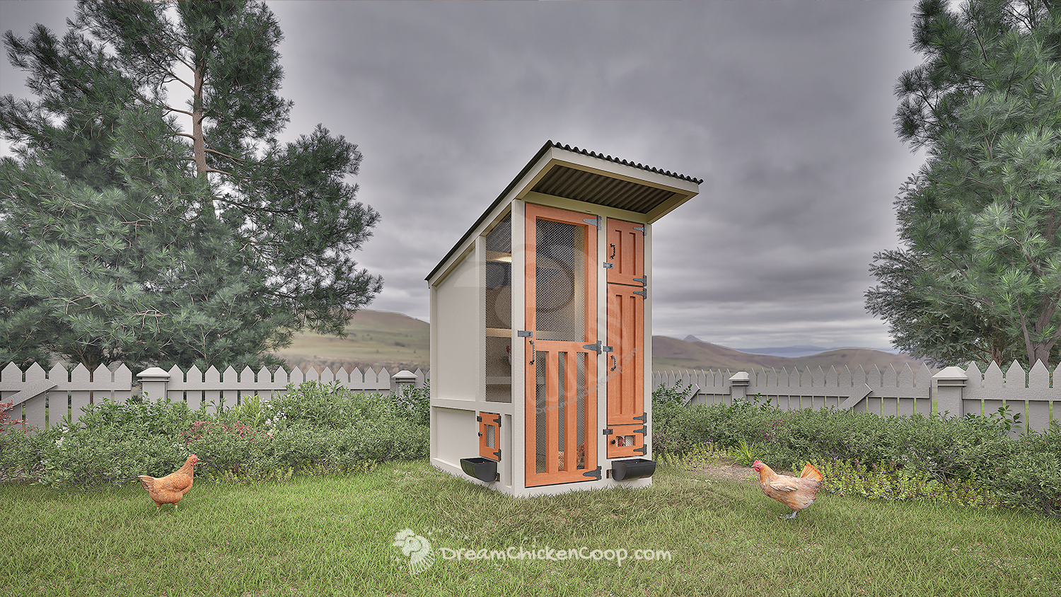 CoopBreeze Model – Chicken coop for 8-10 chickens - Dream Chicken Coop