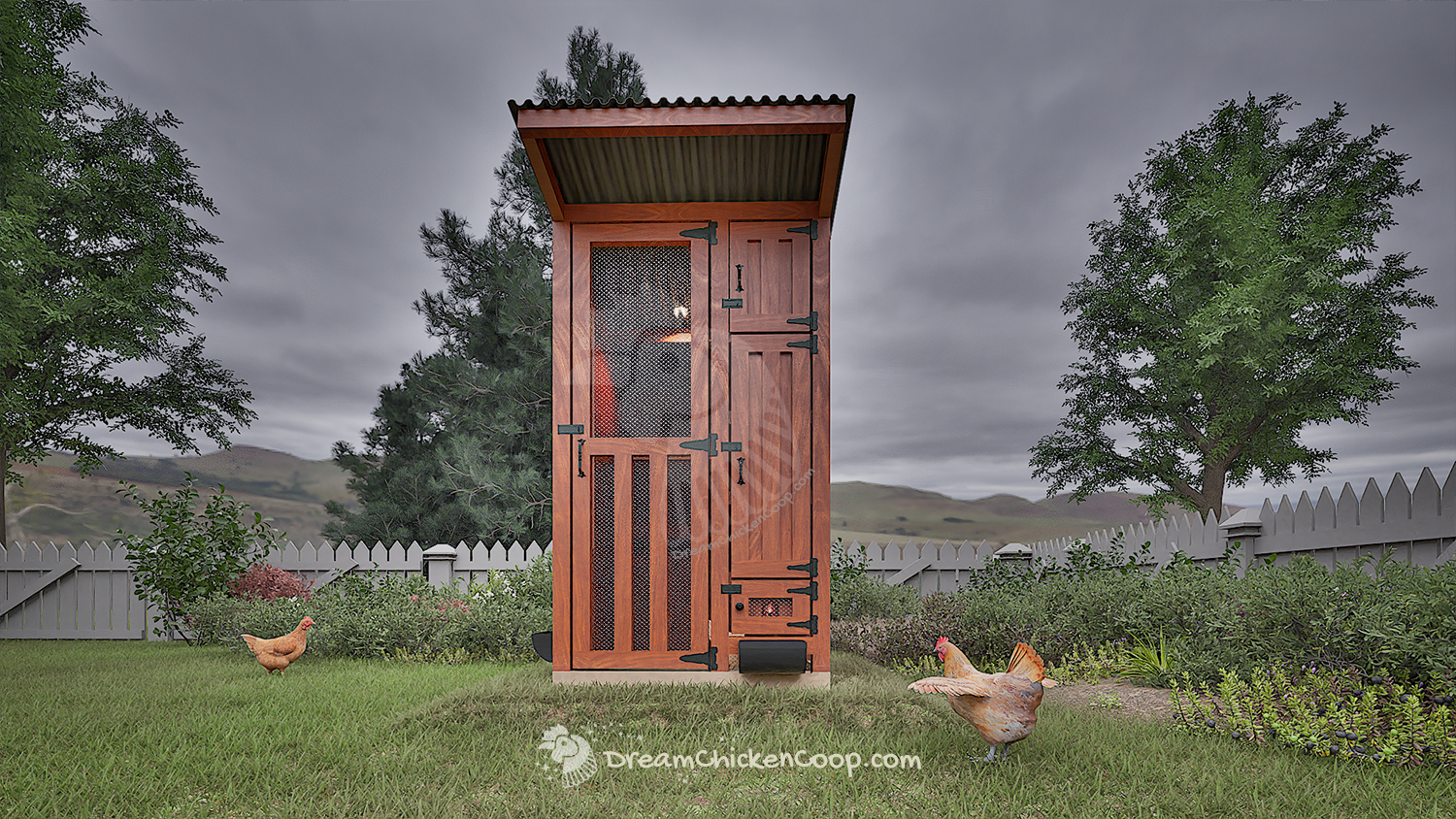 CoopBreeze Model – Chicken coop for 8-10 chickens - Dream Chicken Coop