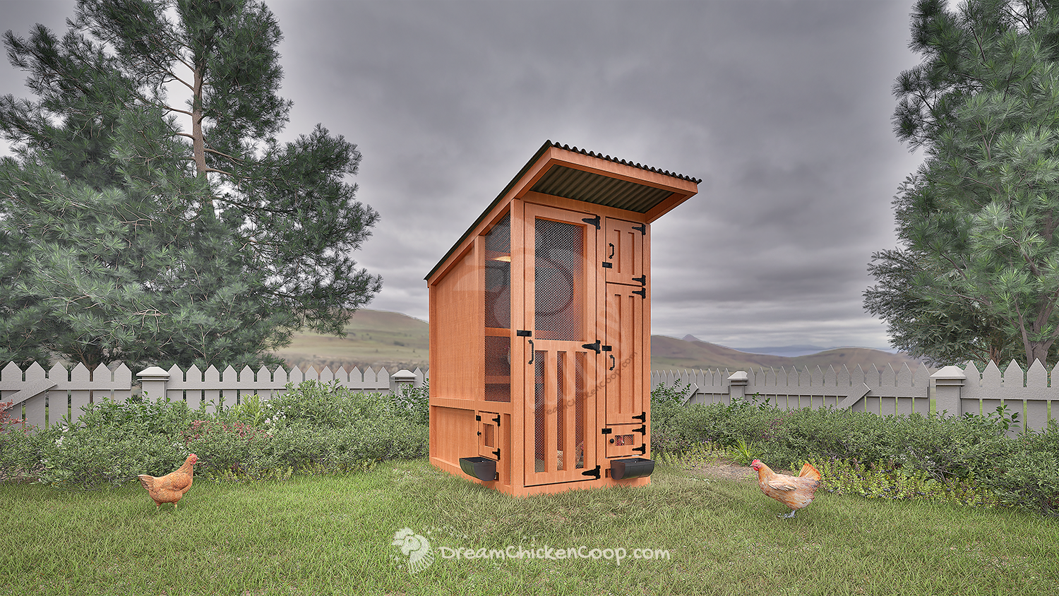 CoopBreeze Model – Chicken coop for 8-10 chickens - Dream Chicken Coop