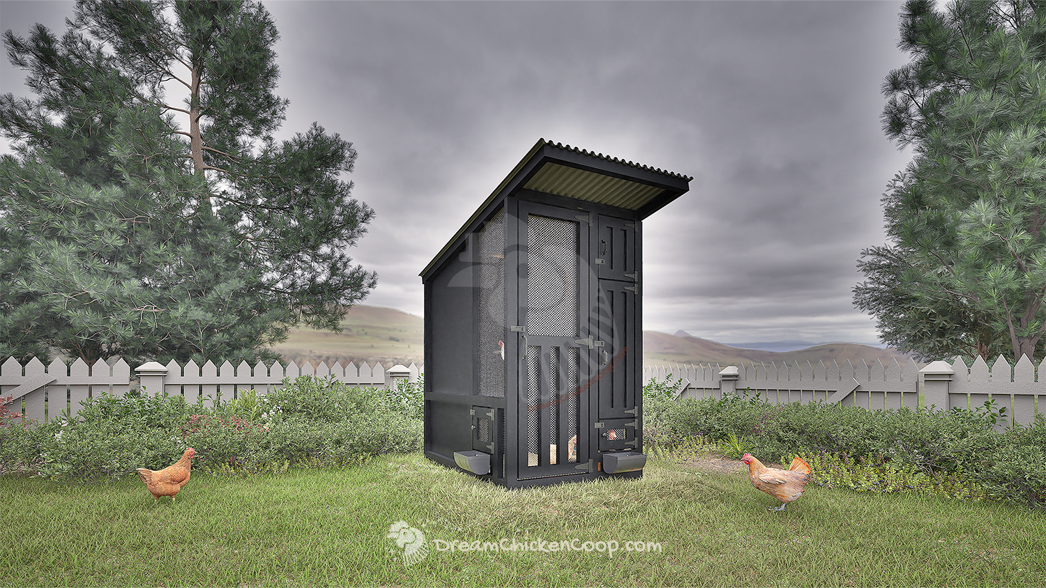 CoopBreeze Model – Chicken coop for 8-10 chickens - Dream Chicken Coop