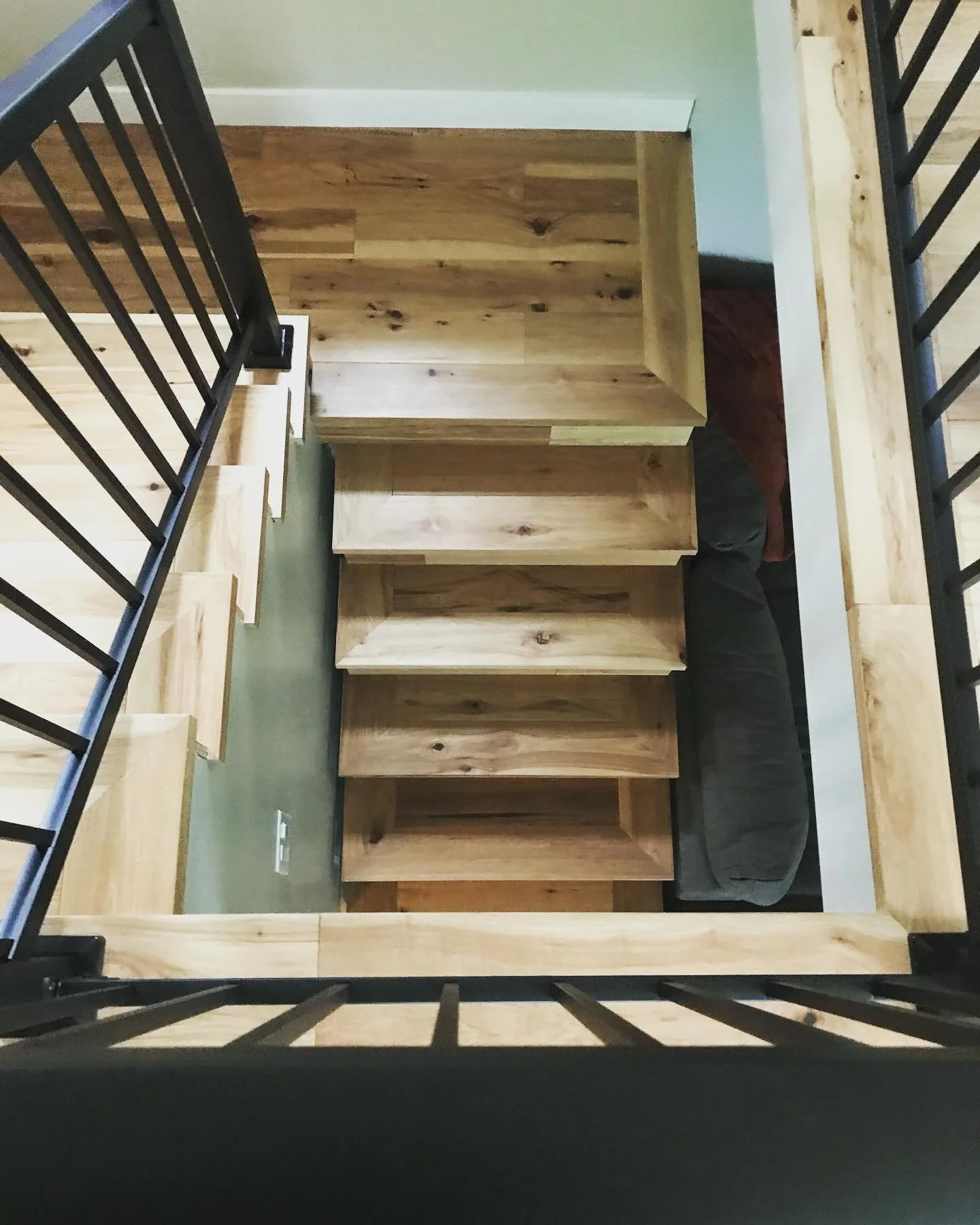 pathway to the clouds ☁️ #staircase #contracting #stairwell #framing #dewalttools