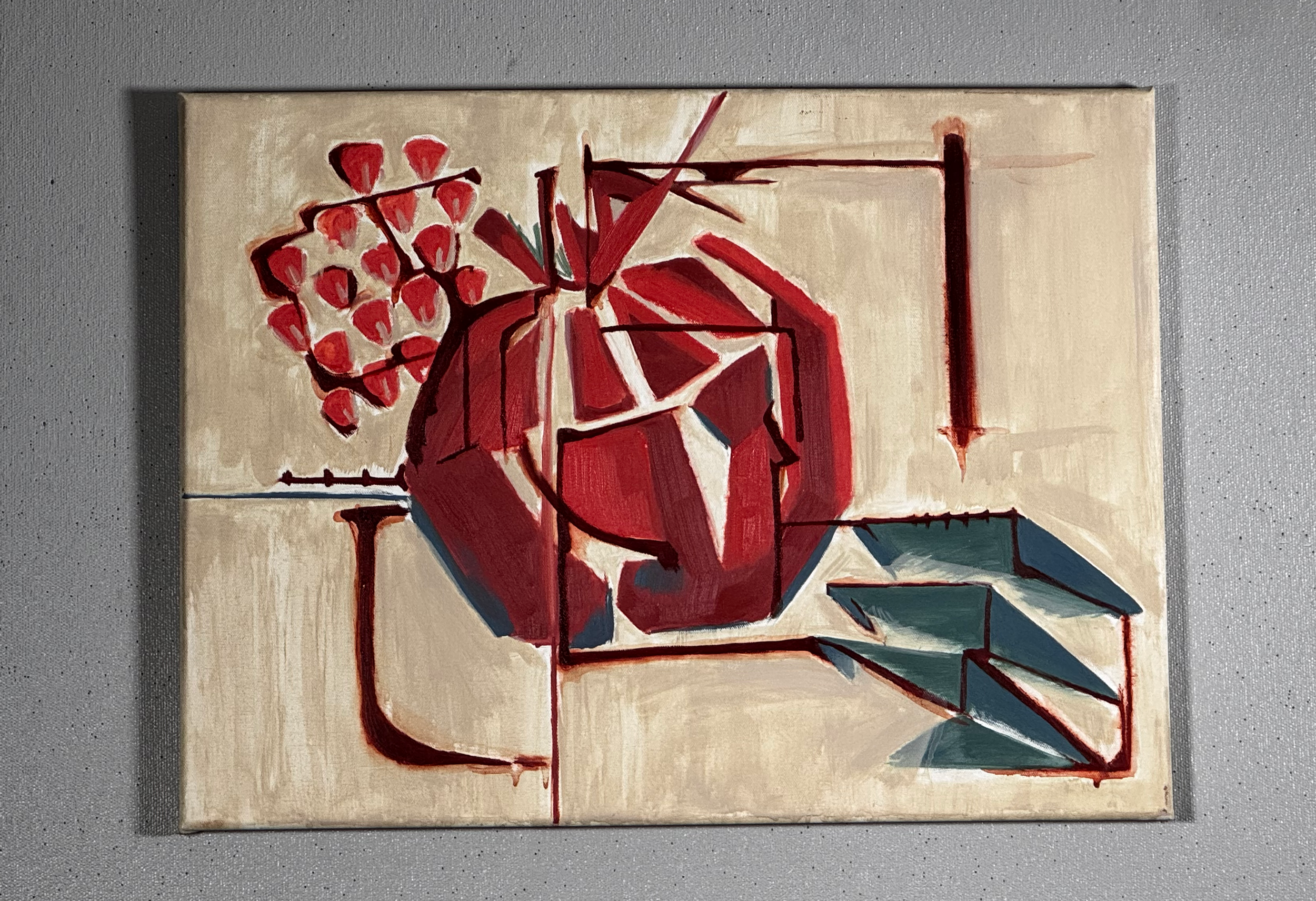 "Pomegranate", Oil on Canvas