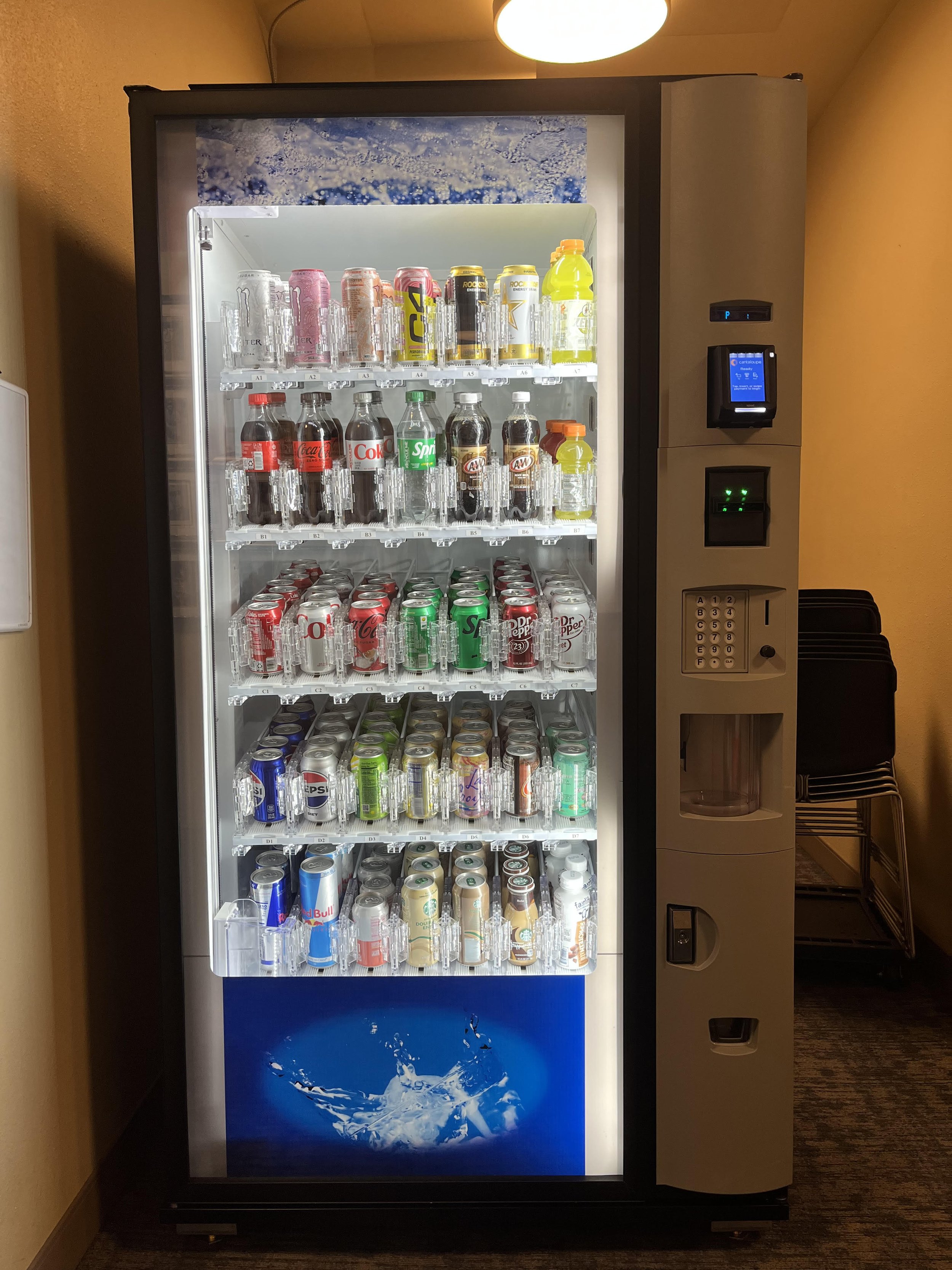 vending machine in retirement home