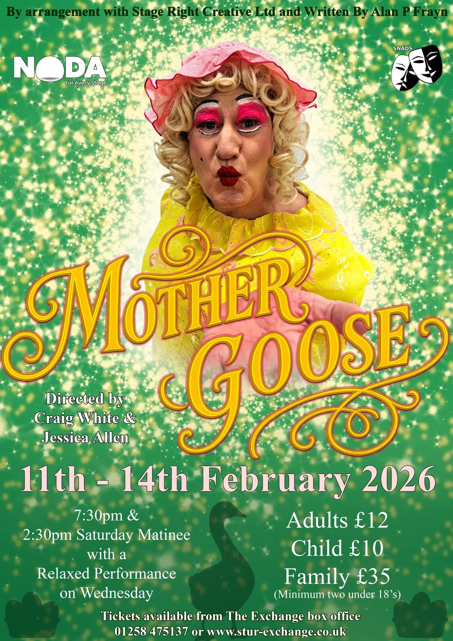 Mother Goose Tickets ON SALE NOW!!