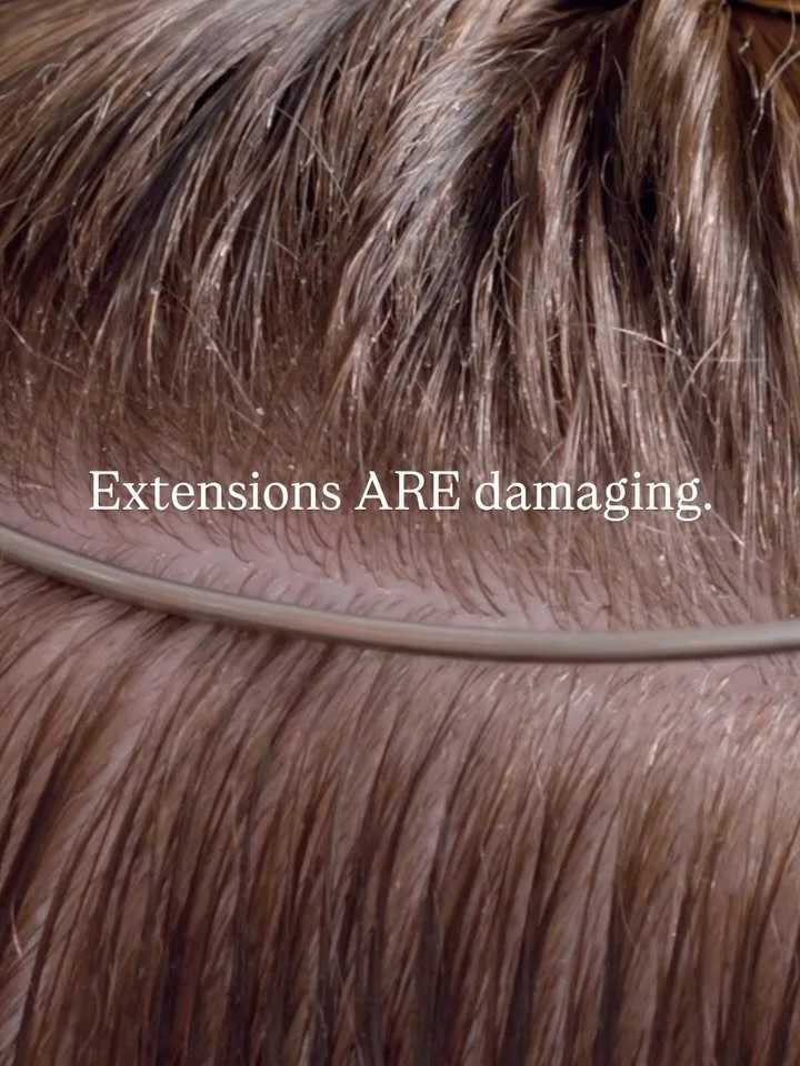 Extensions become &ldquo;damaging&rdquo; the moment YOU:

&bull;Say yes to lengths their density physically cannot support
&bull;Say yes to lengths they simply should have 
&bull;Cut away their entire perimeter to force a blend
&bull;Pack weight into