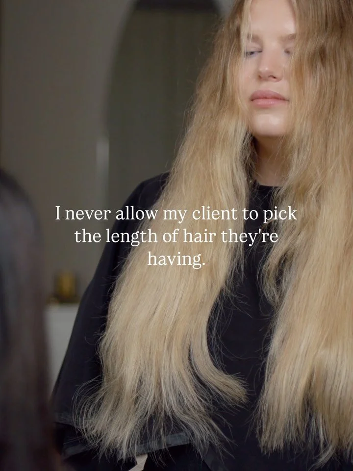 I don&rsquo;t give clients what they want.
I give them what they can handle.

With a properly placed @thelunamethod row, most clients can wear 4 to 8 wefts at 15g each if the row is built &amp; distributed correctly.

Unless the client has extreme de