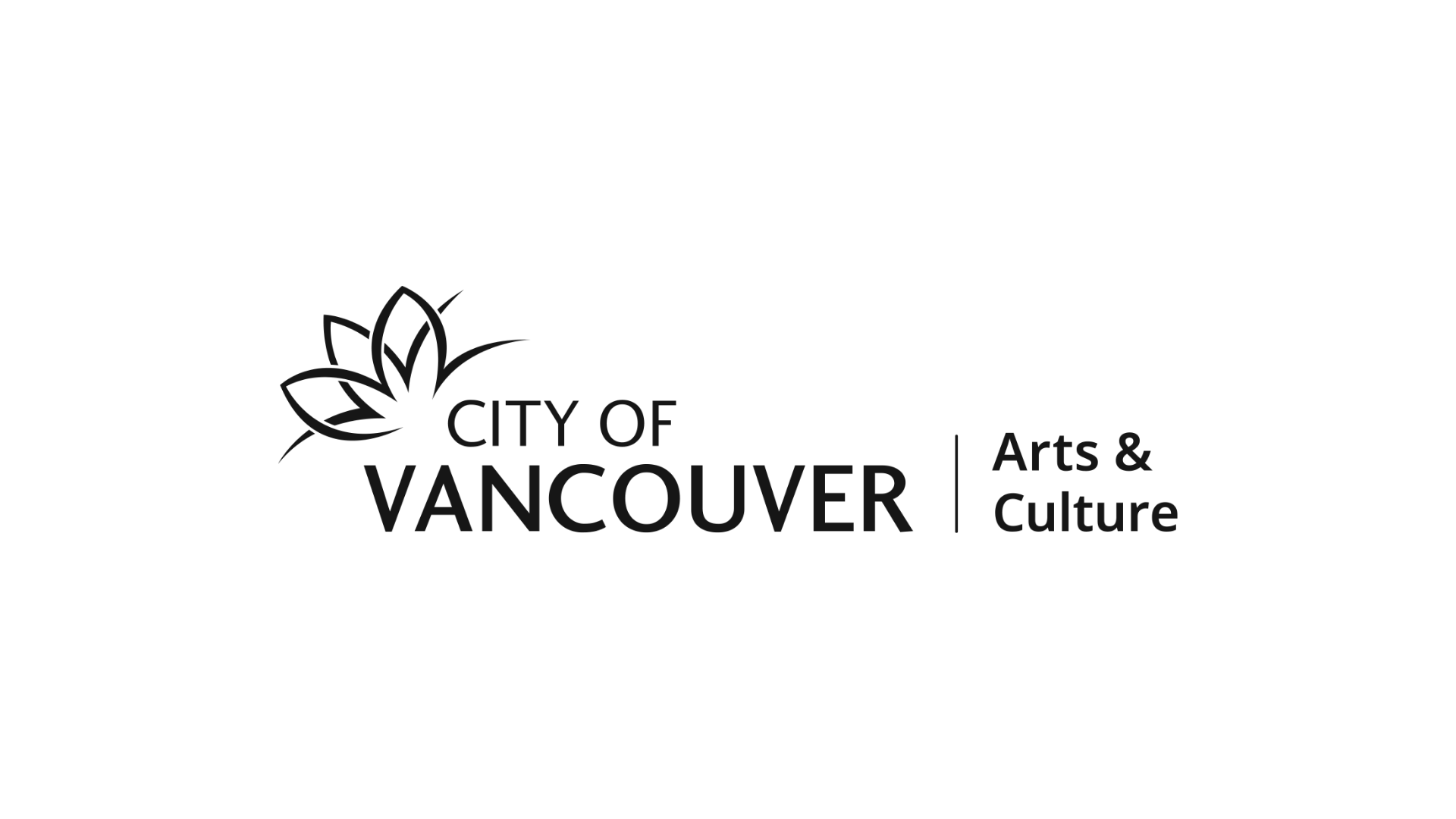 City of Vancouver Cultural Services logo with stylized leaves.