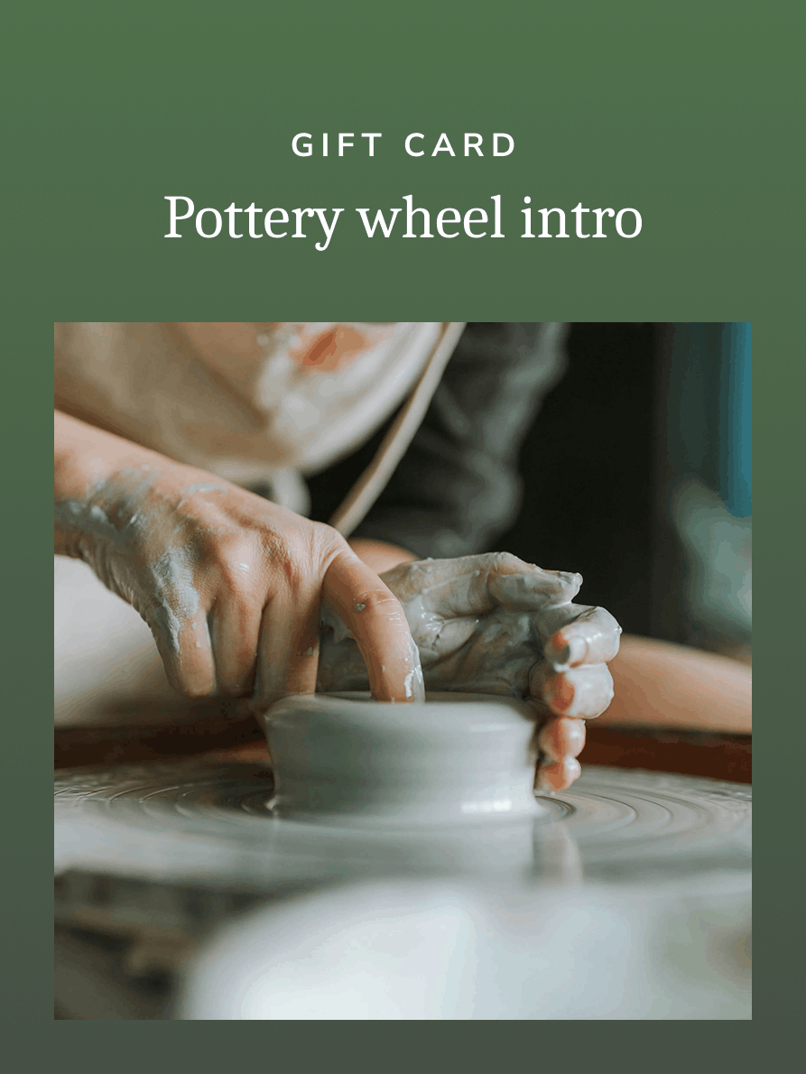 Gift card — Pottery wheel intro