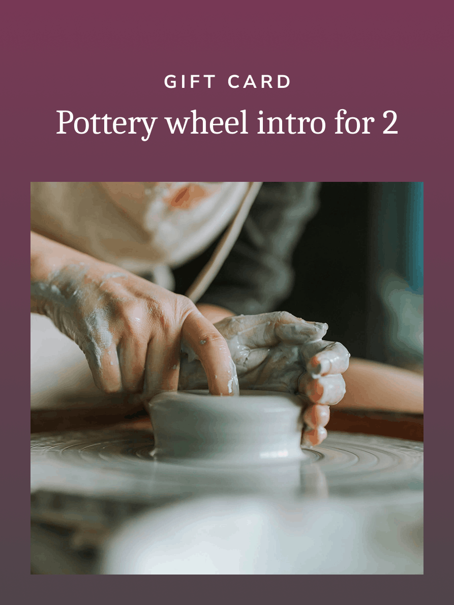 Gift card — Pottery wheel intro for 2