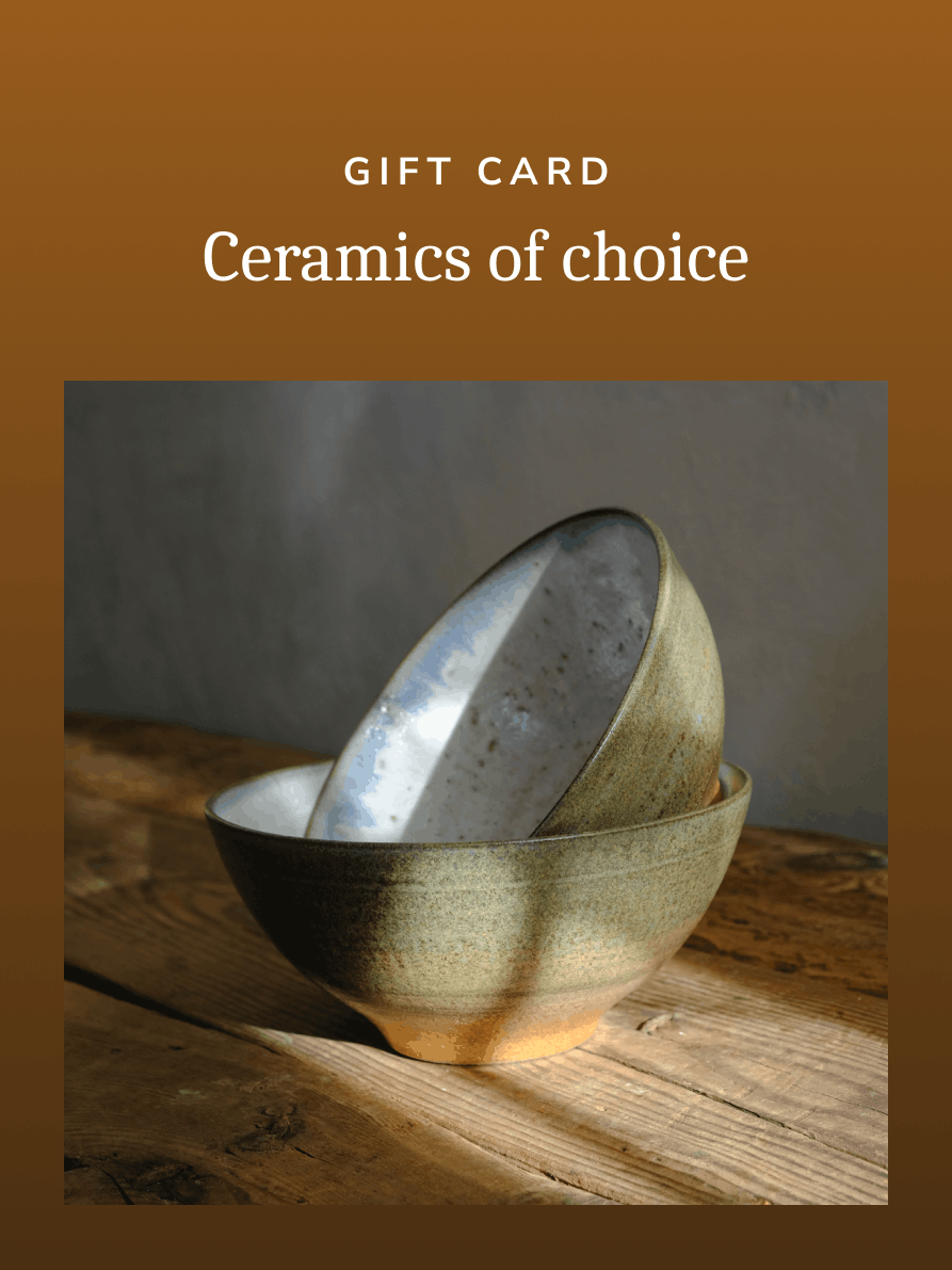 Gift card — Ceramics of choice