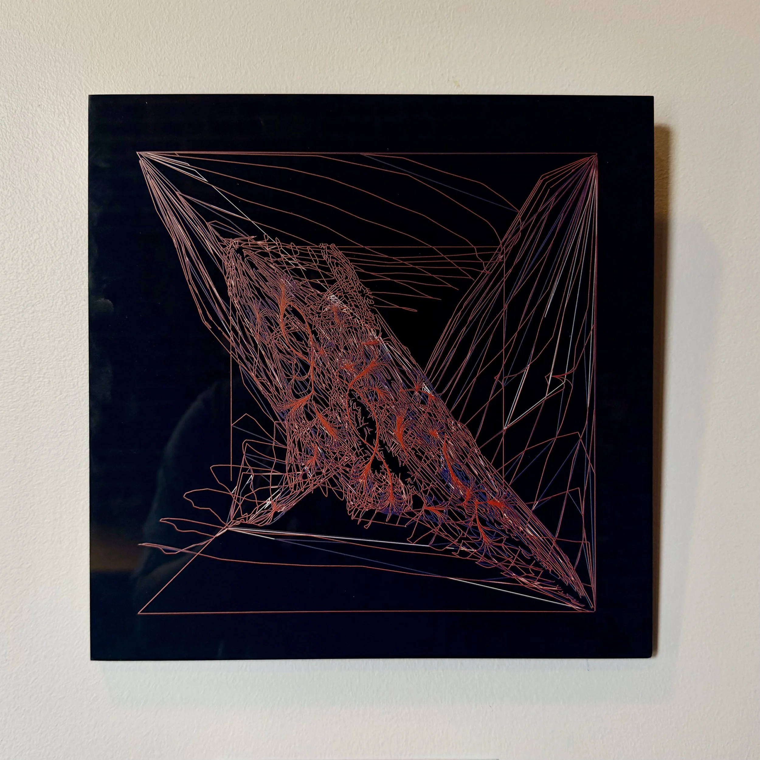 "The Body (Small)", UV Ink on Acrylic Panel, 12"x12"