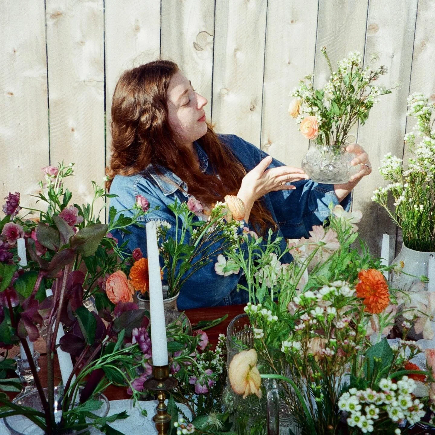 I got my film developed from back in February when we chose truly the windiest day of winter to take photos in my backyard. Here&rsquo;s Lyss.

The two of us have been friends for 10 years and I&rsquo;ve always said - one of the best forms of our fri