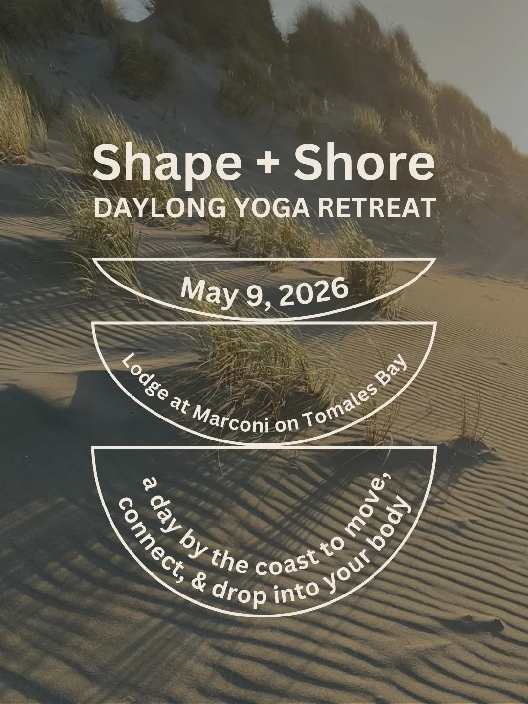 We&rsquo;re heading back to the coast for another day of embodied movement, human connection, and a pause from the trance of doing. 🌀🌊✨

Two yoga practices. Asana workshopping (bring your questions!). Nourishing food. Tea blending. 62 acres of Cali