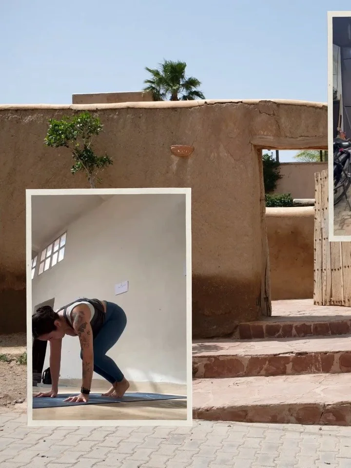 Little snippets of last week in Morocco - stunning spaces, handstands, new friends, delicious food, and fun/challenging drills. I&rsquo;ve been dreaming on going on one of @adellbridges handstand retreats for years and there was something about the m