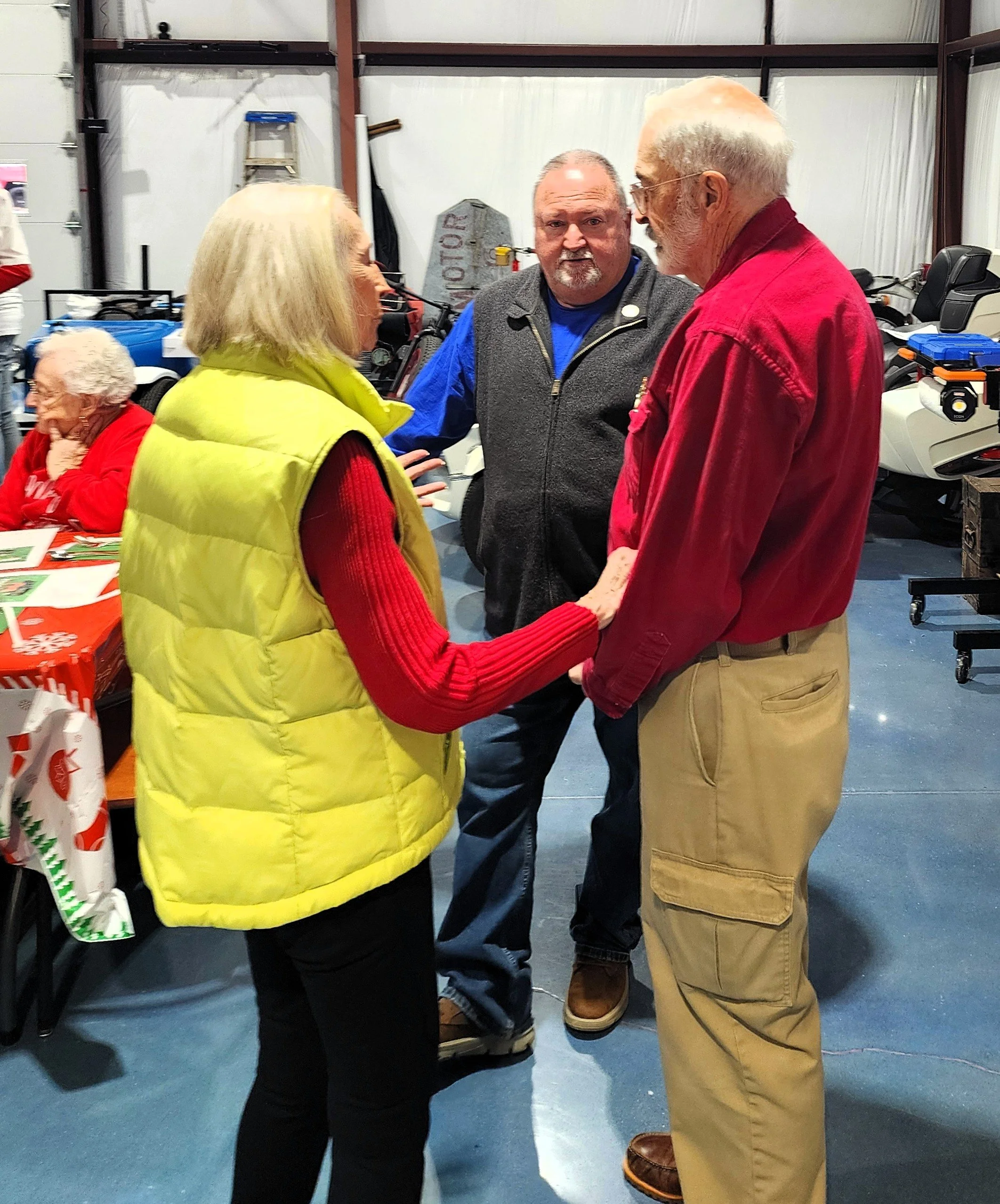 Members sharing fellowship