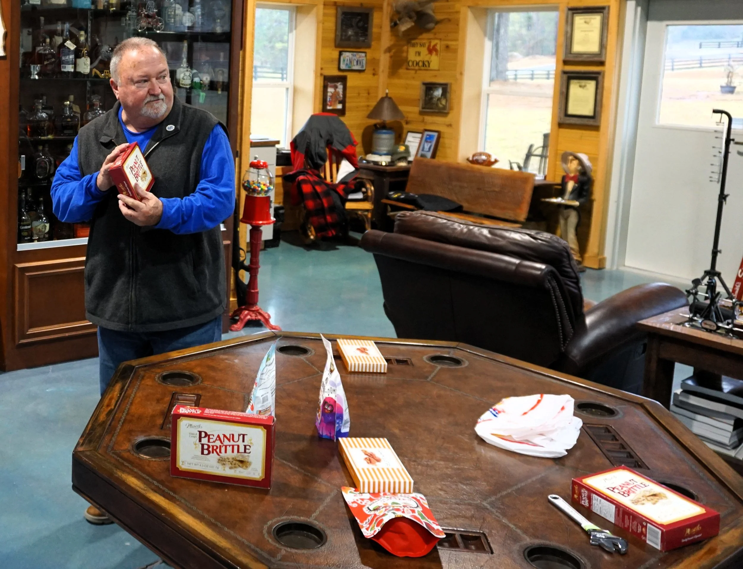 The gift giving is almost done.