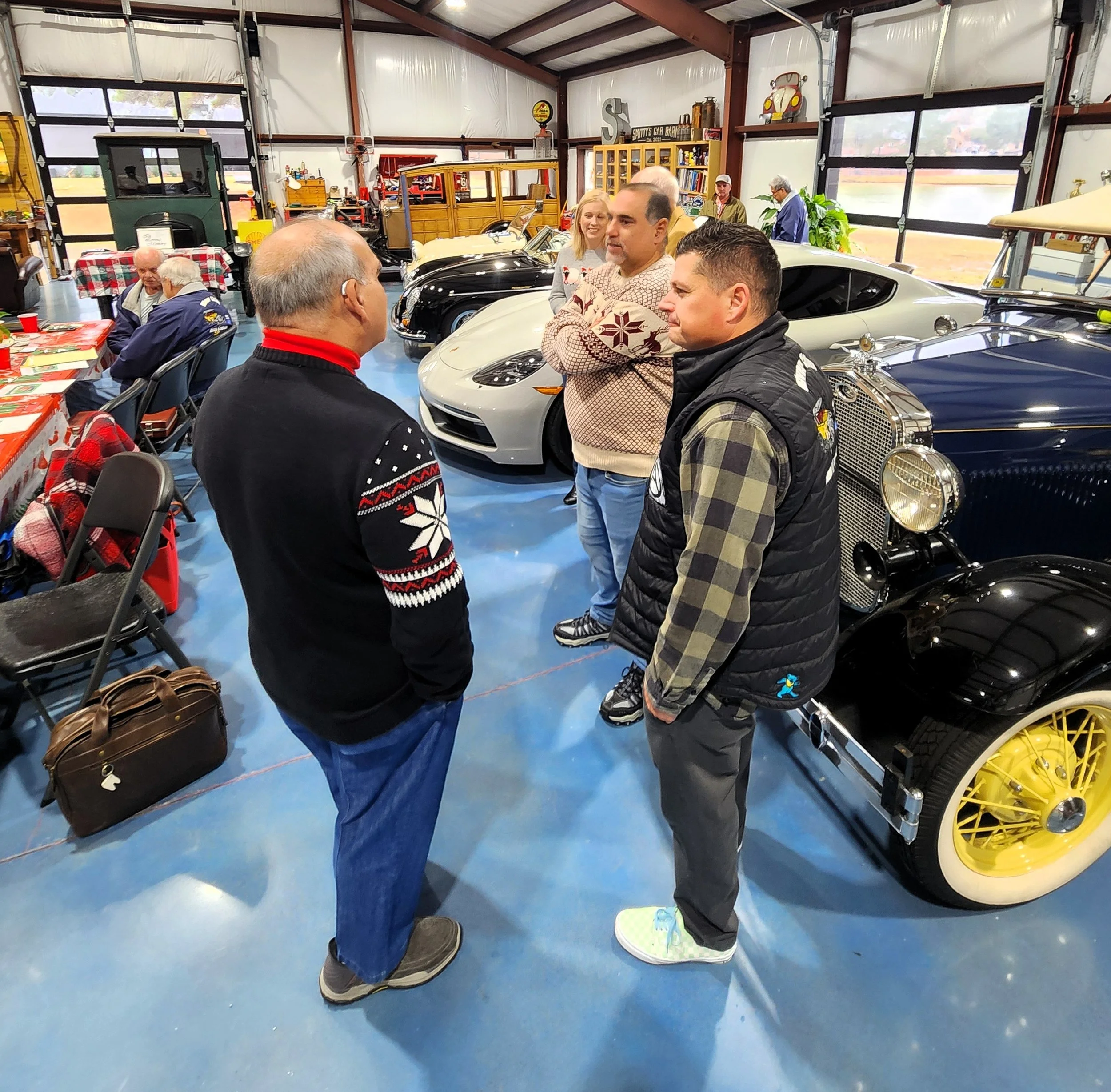 Members sharing fellowship