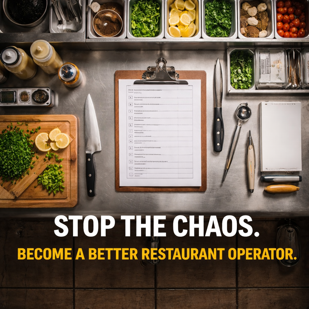 How Can I Stop Operating in Chaos and Become a Great Restaurant Operator?