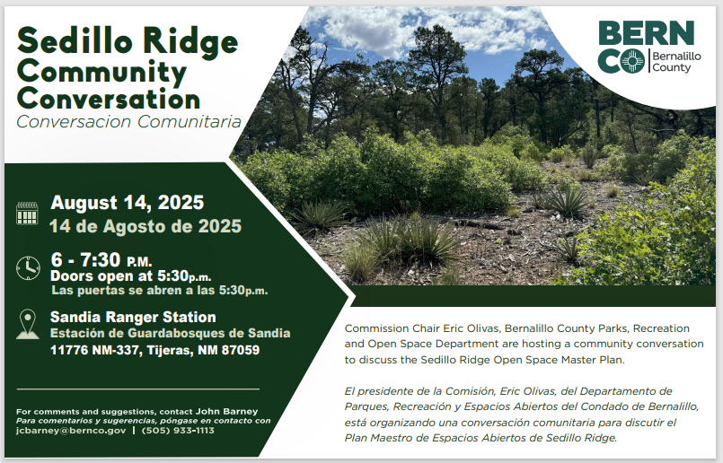Sedillo Ridge Community Conversation