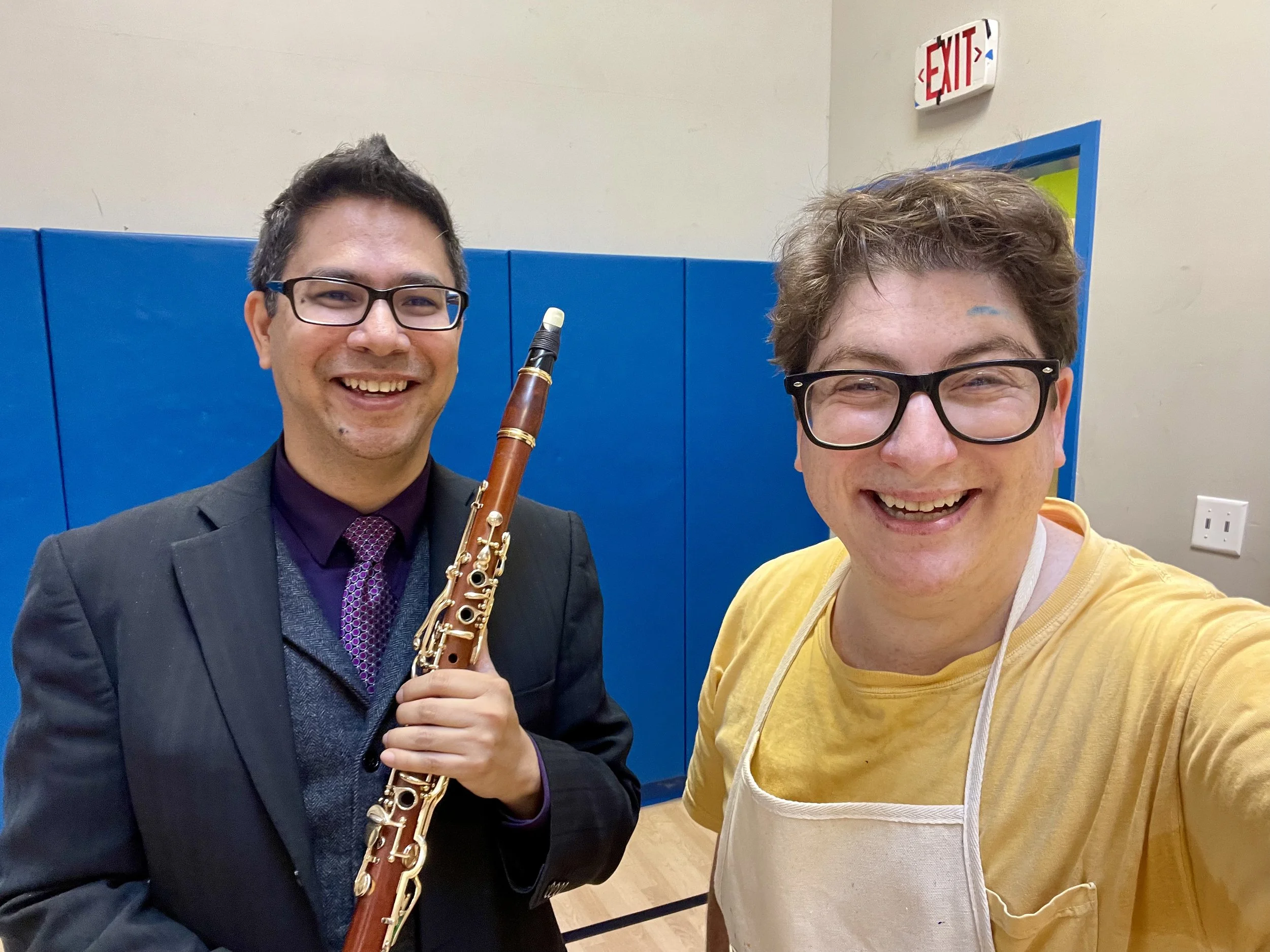 Sonny Oram and Thomas Carroll 
April 31, 2026, Northshore Education Consortium in Beverly, Arpeggione Ensemble