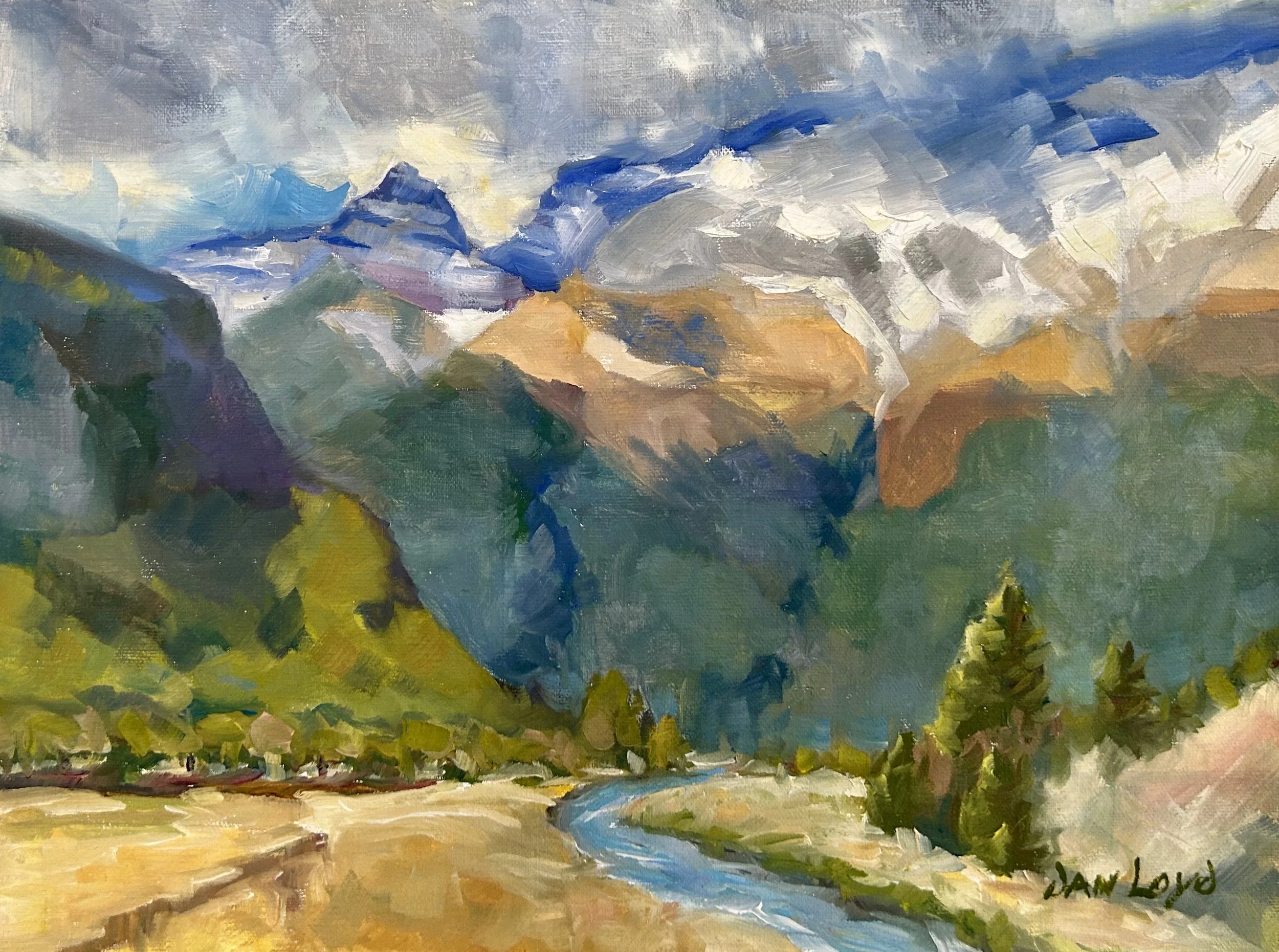 New Zealand mountain landscape