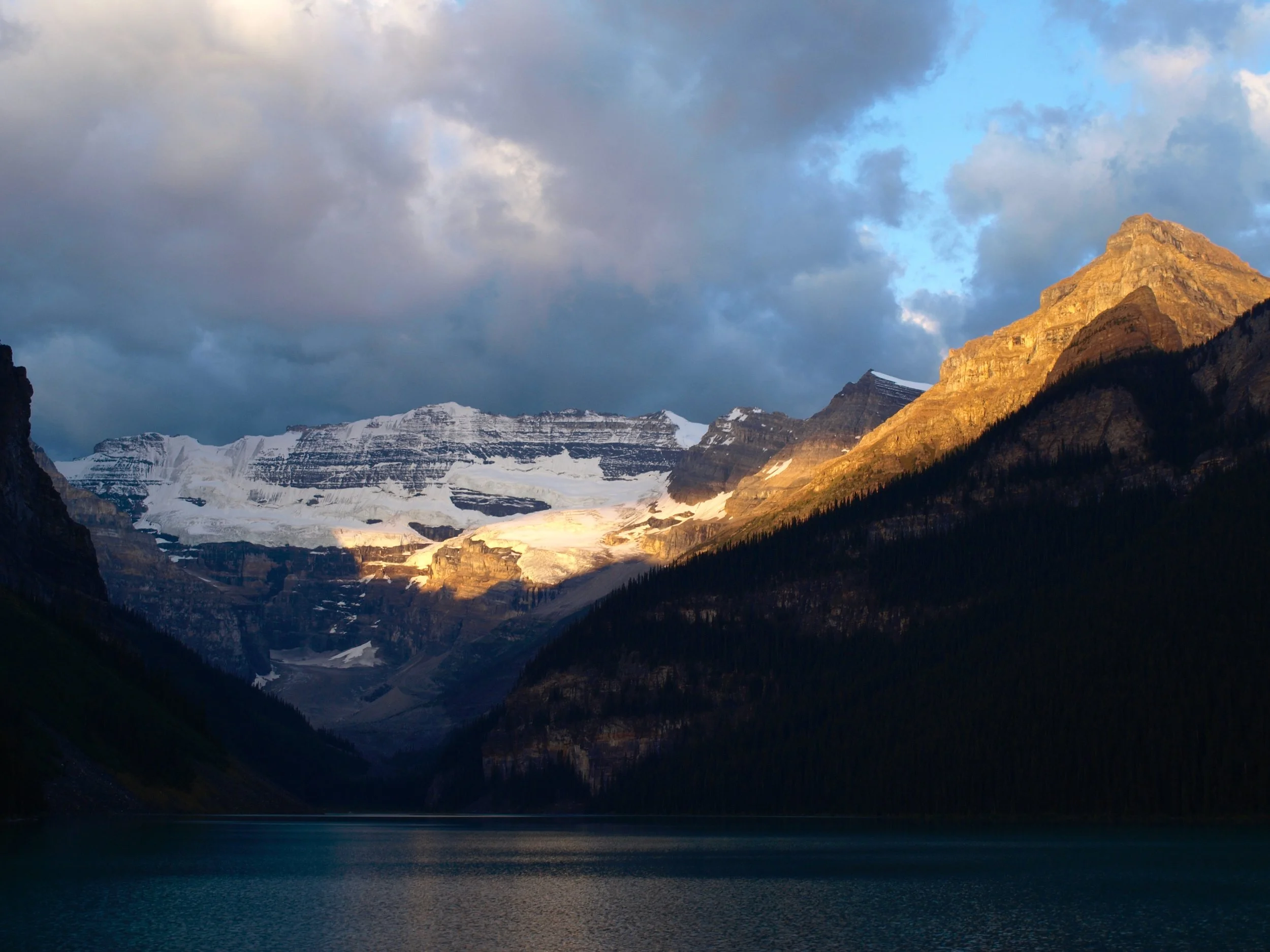 Lake Louise sunset, Alberta