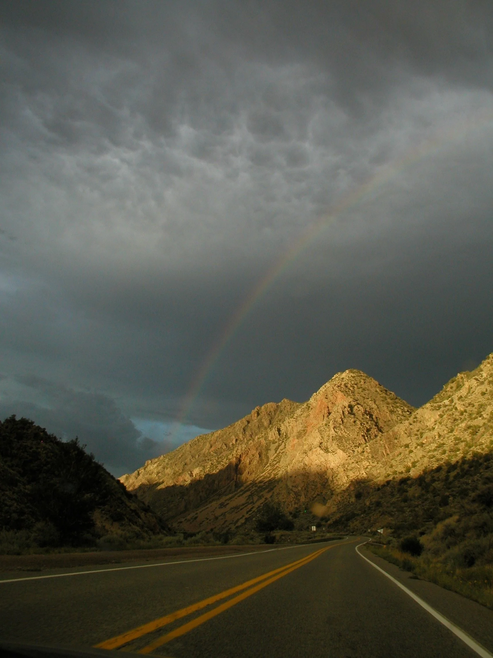 In the canyon on the way to Taos