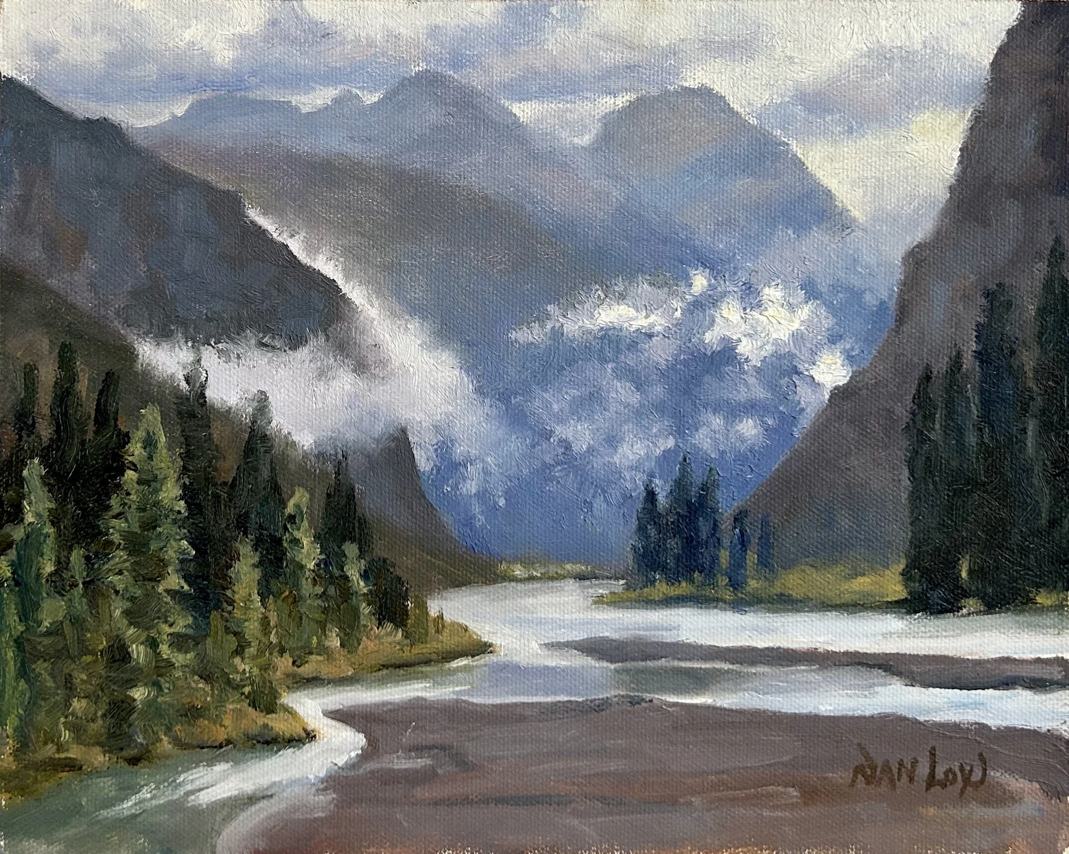 Morning near Field British Columbia