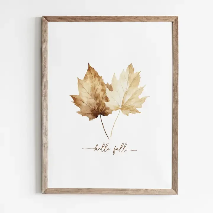 Hello Fall Art Print