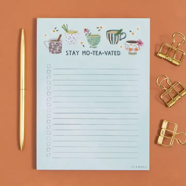 Stay Mo-Tea-Vated Notepad