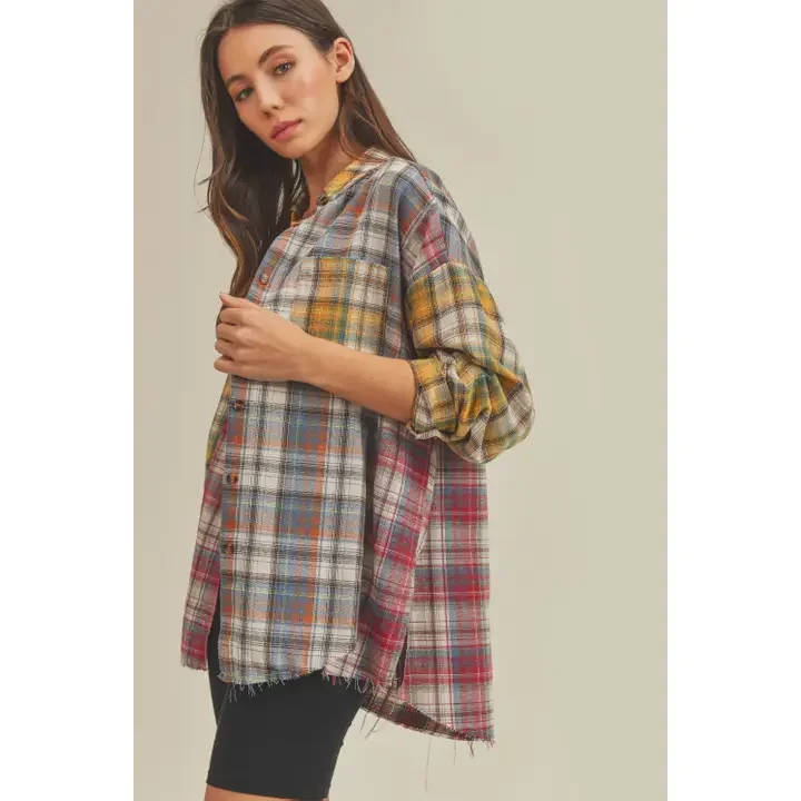 Noelle Flannel Shirt - Stock Photo.webp