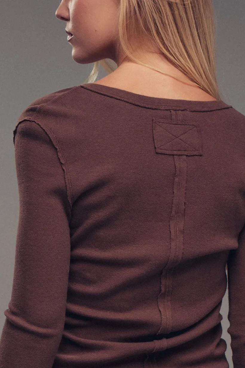 Ribbed Henley Long Sleeve Top 4.webp