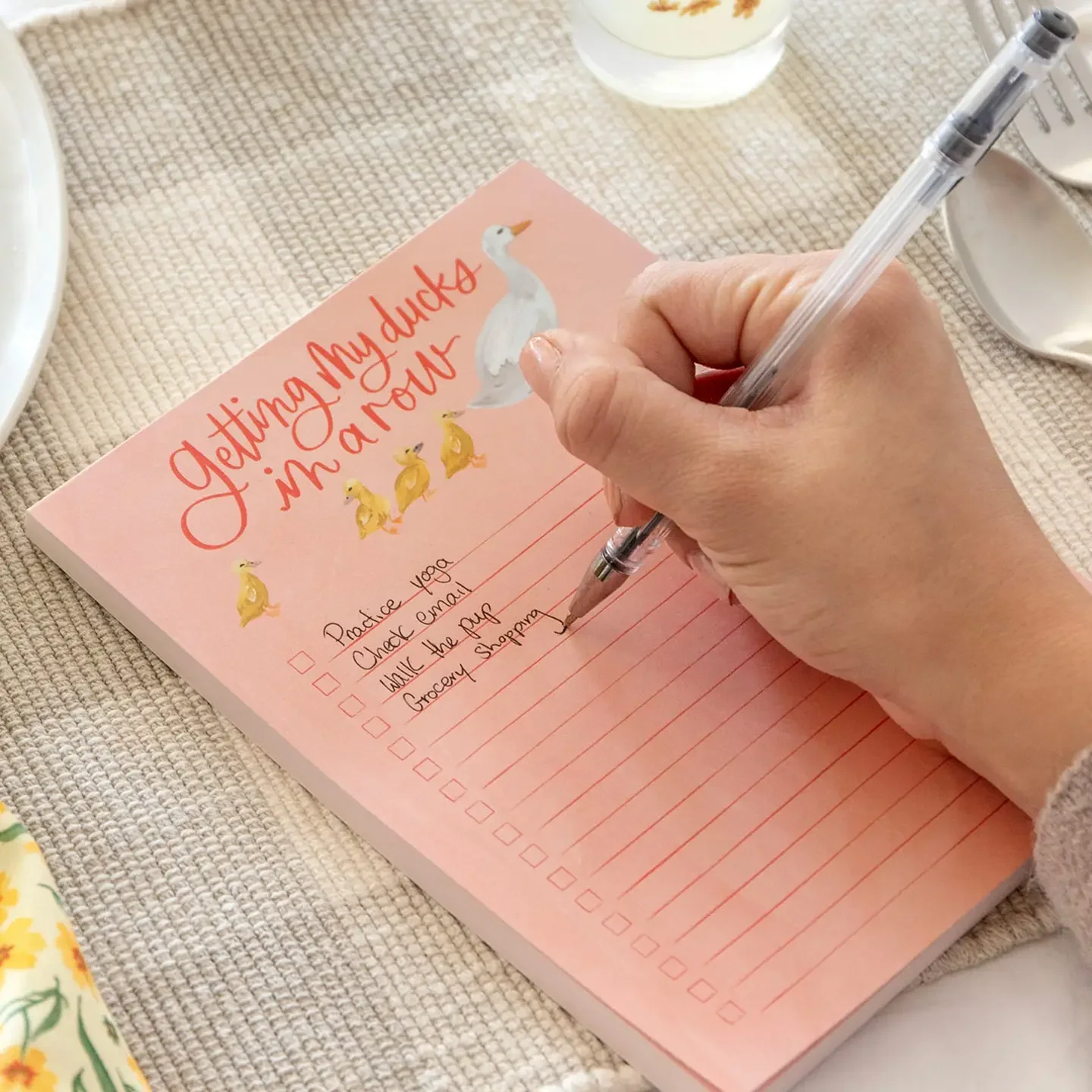 Ducks in a Row Notepad (2) - Stock Photo.webp