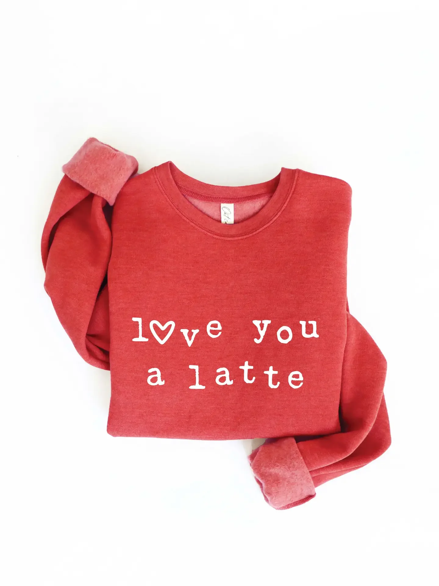 Love You A Latte Graphic Sweatshirt.webp