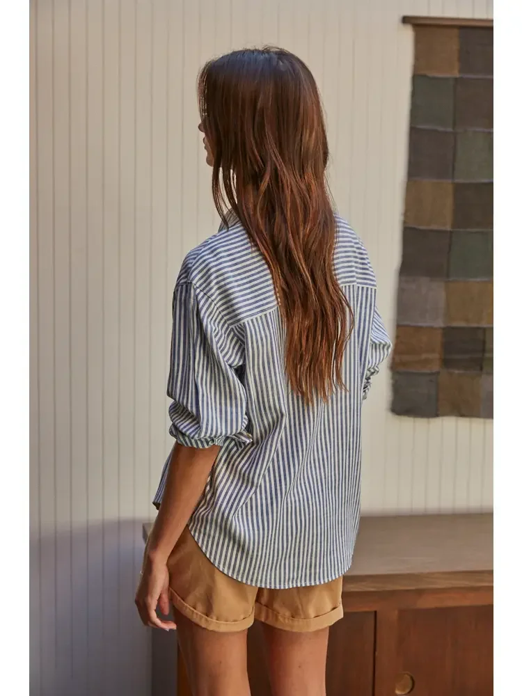 Striped Collared Button Down Long Sleeve 3.webp