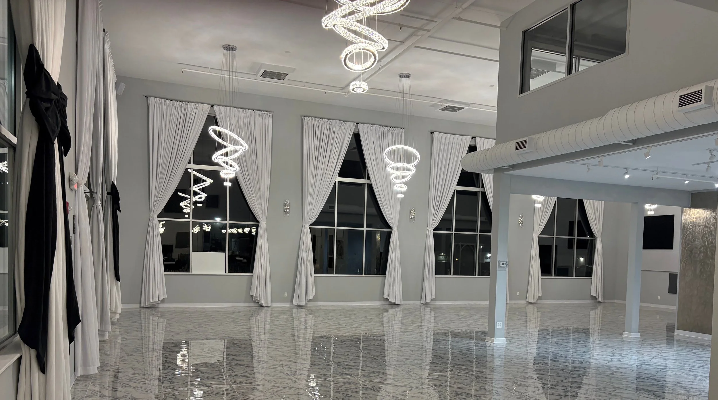 Atrium facing away from ceremony space