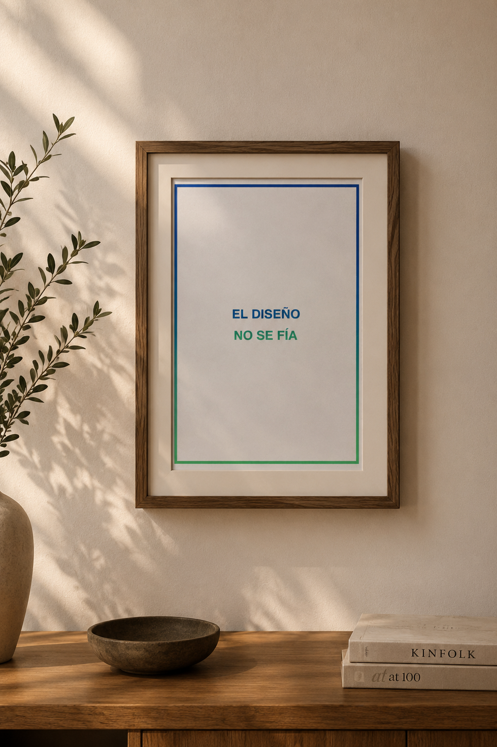 Poster "El Diseño No Se Fía"