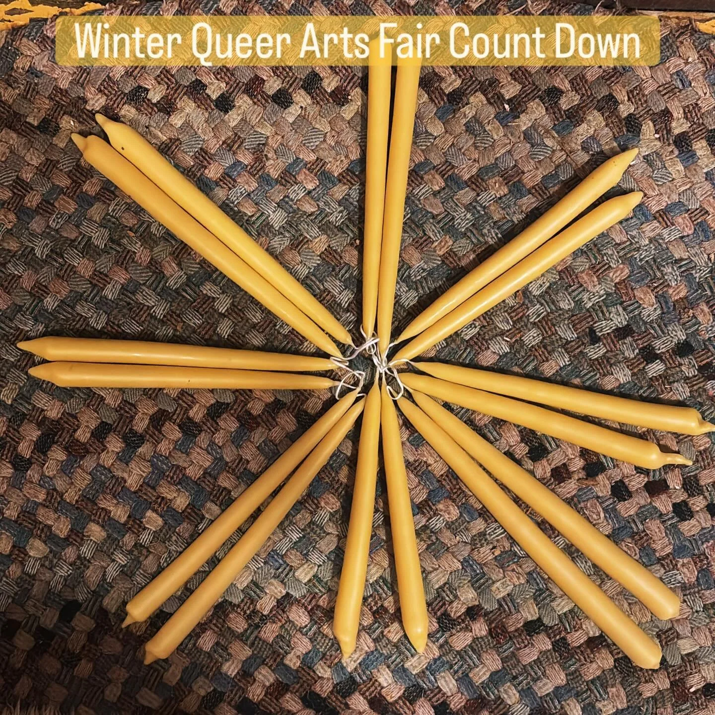 The count down is here! We&rsquo;re excited for this Saturday&rsquo;s Winter @vtqueercrafts! We will have many hand dipped candles ready for purchase to bring light into these darker days!